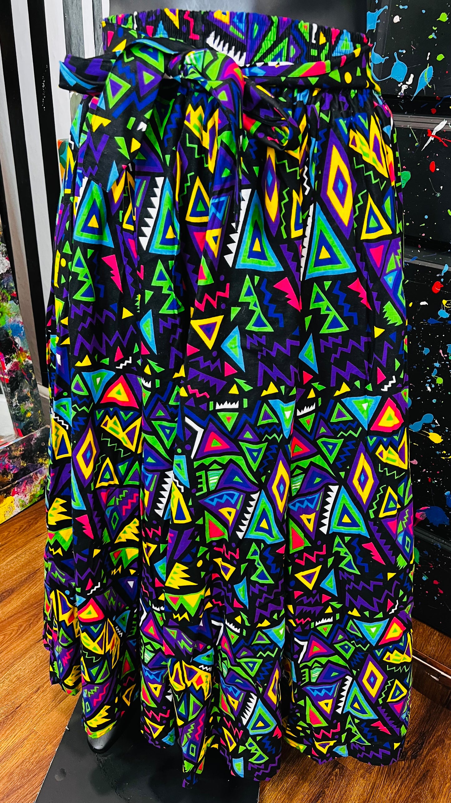100% Cotton 90’s Print Skirt- New w/ Tags (OS)