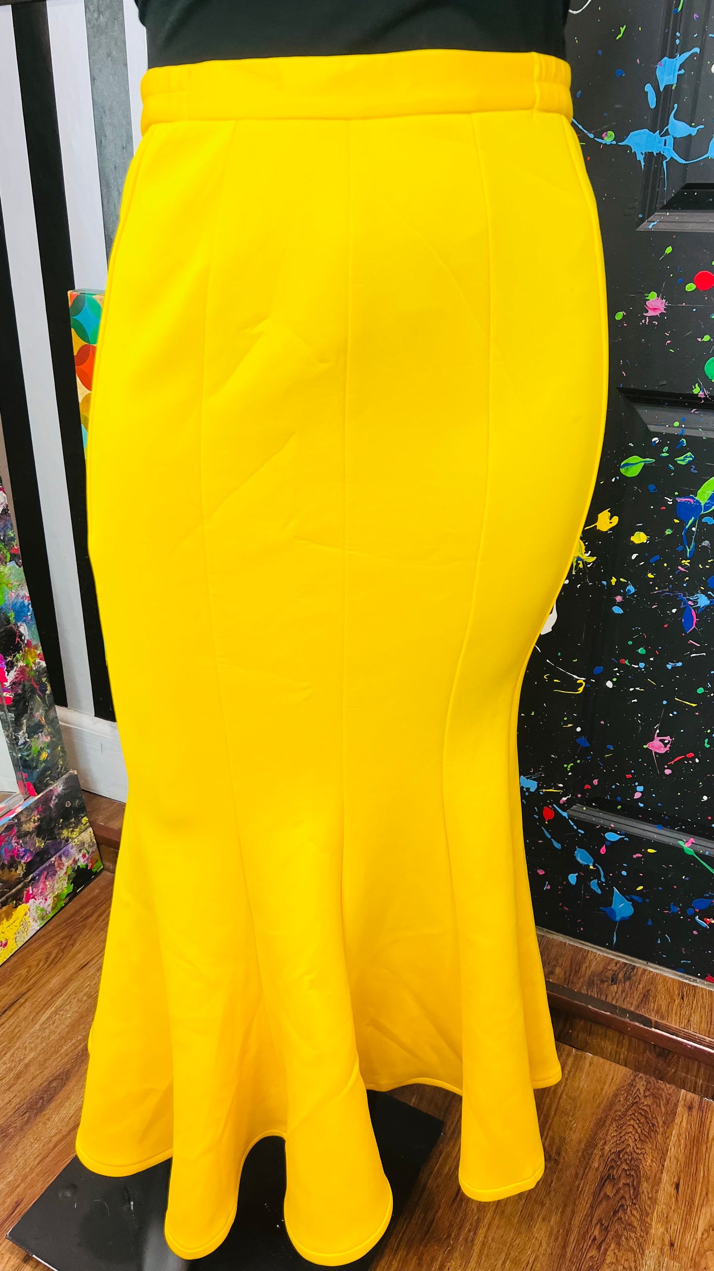 Yellow Mermaid Skirt (16)