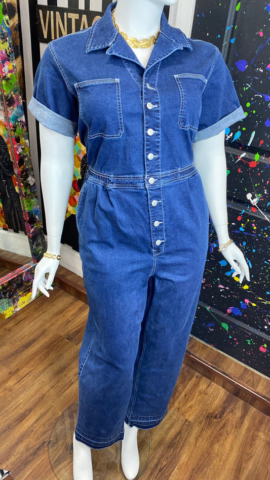 Vintage Y2K Denim Jumpsuit (22)