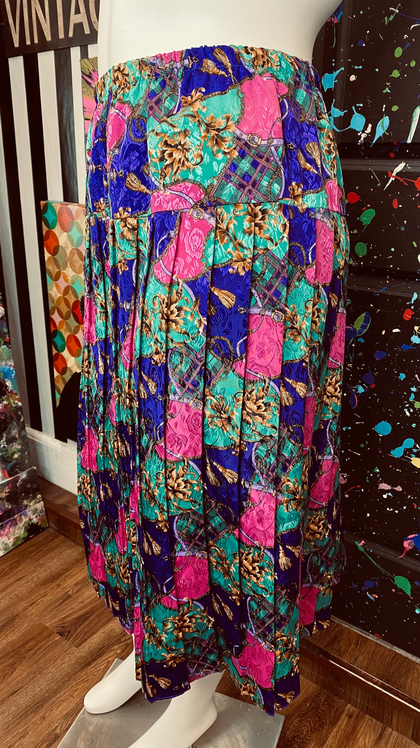 Vintage Pleated Skirt (26)