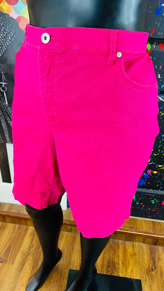 Faded Glory Pink Denim Shorts