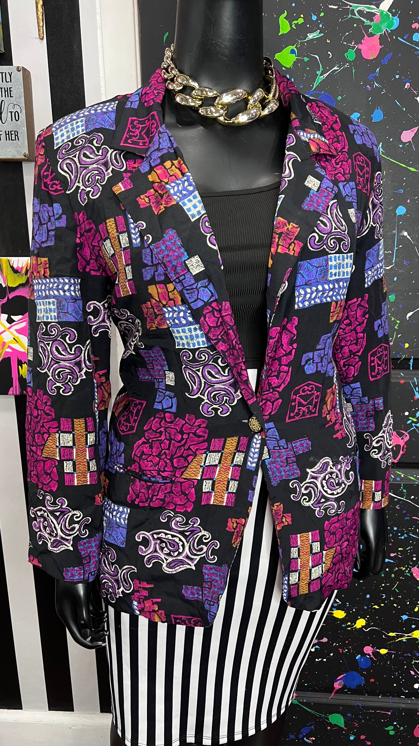 Vintage Abstract Blazer (18/20)