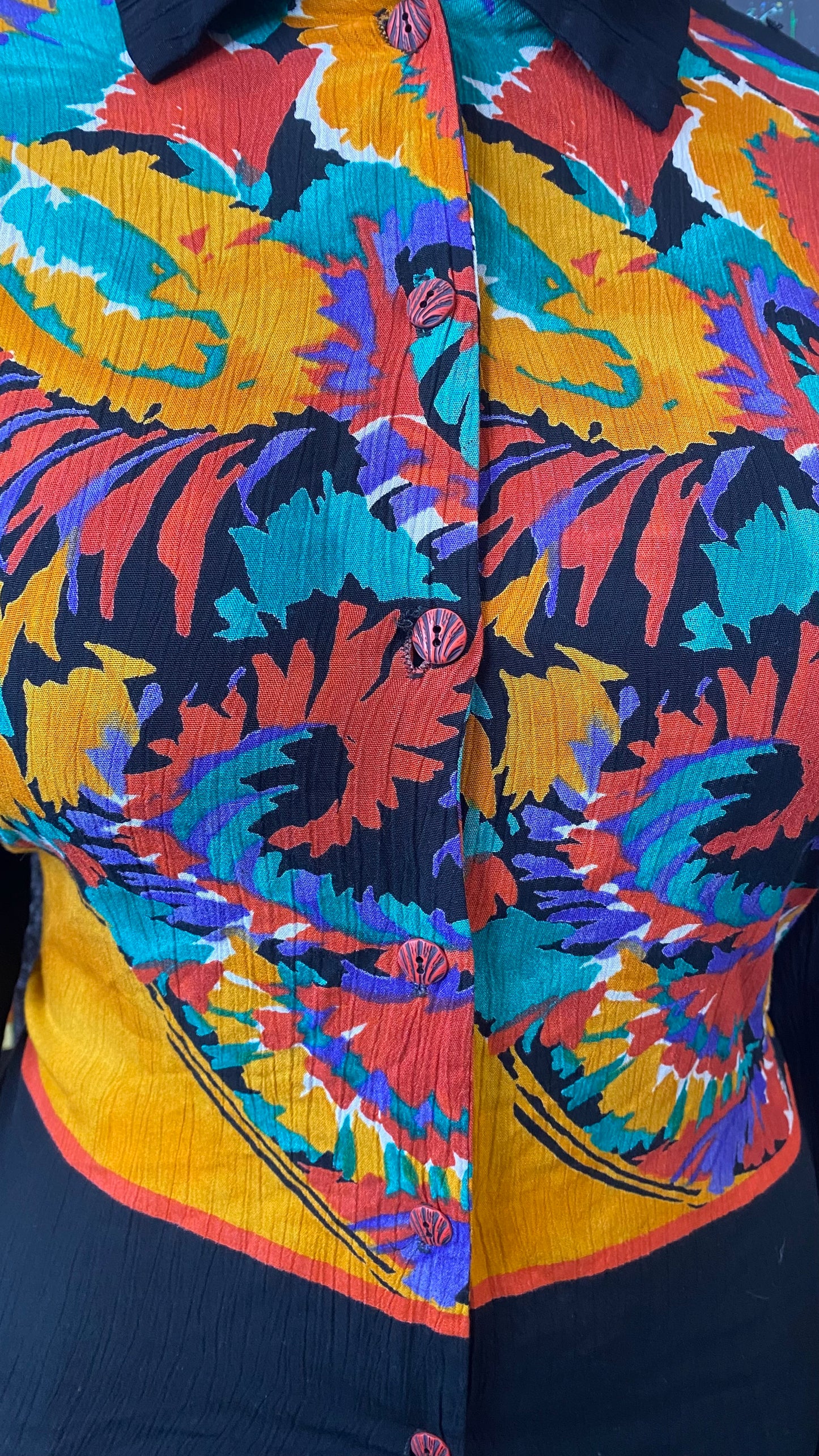 Vintage 90’s Abstract Blouse (20)