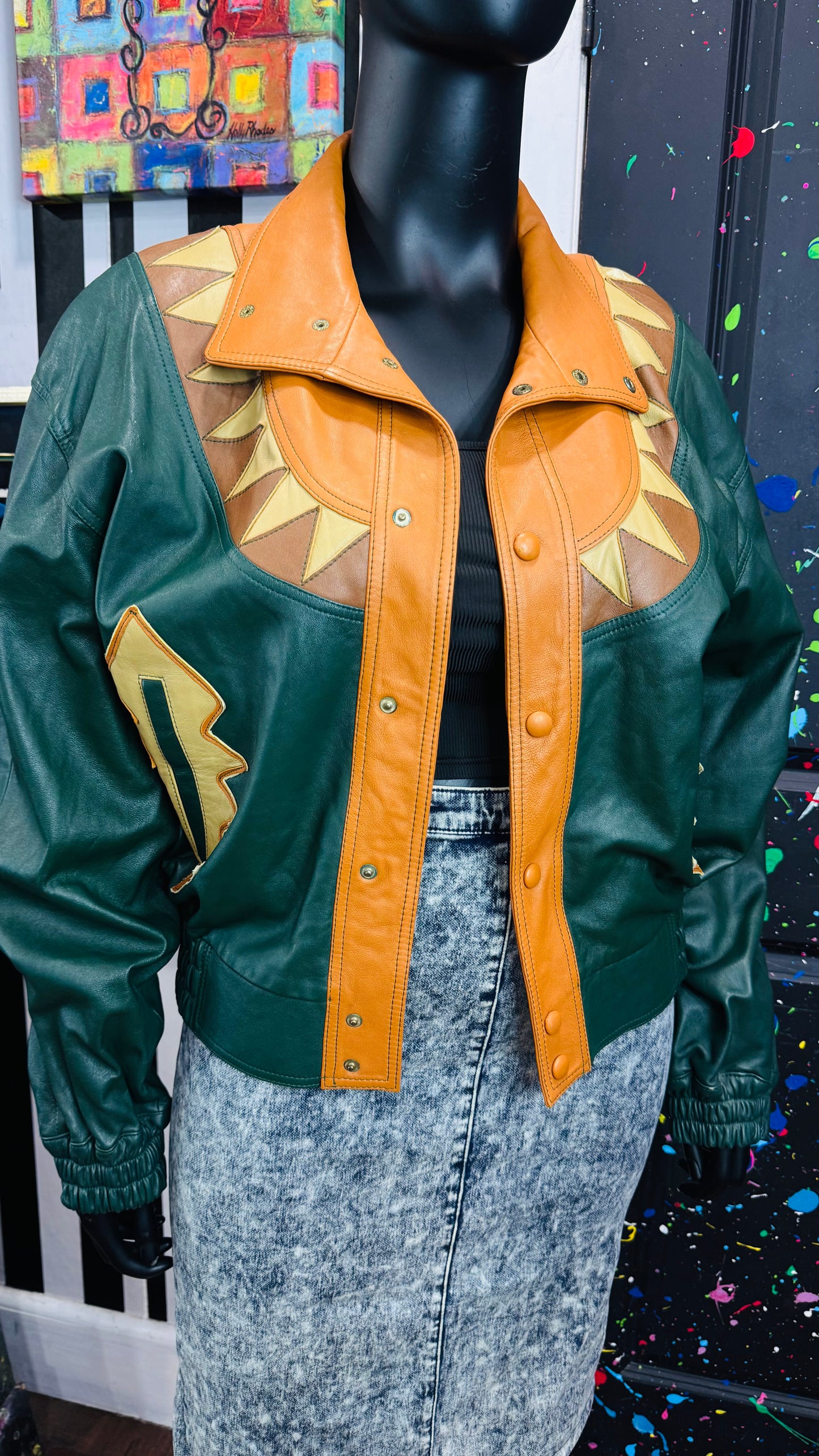 Vintage Genuine Leather Jacket (18)