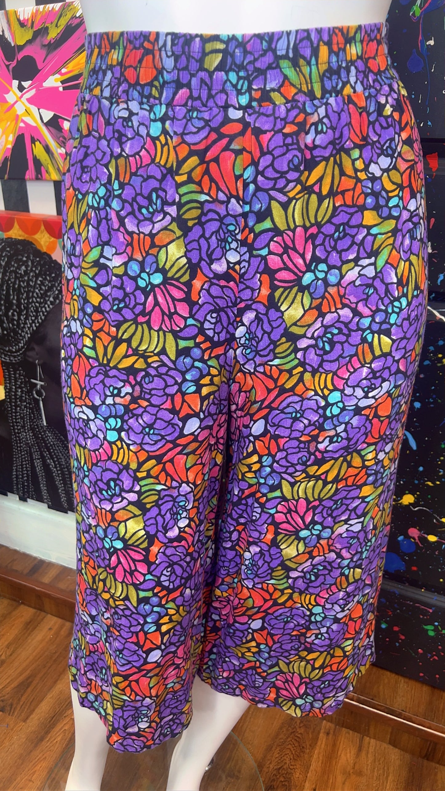 Vintage Floral Gauchos (20W)