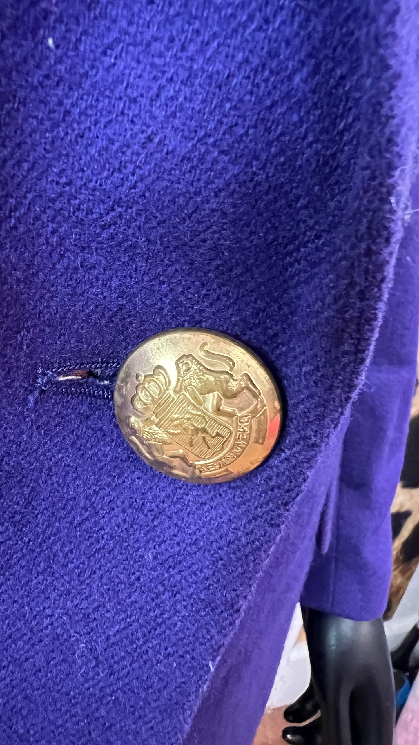 Vintage Purple Wool Worthington Blazer (18)