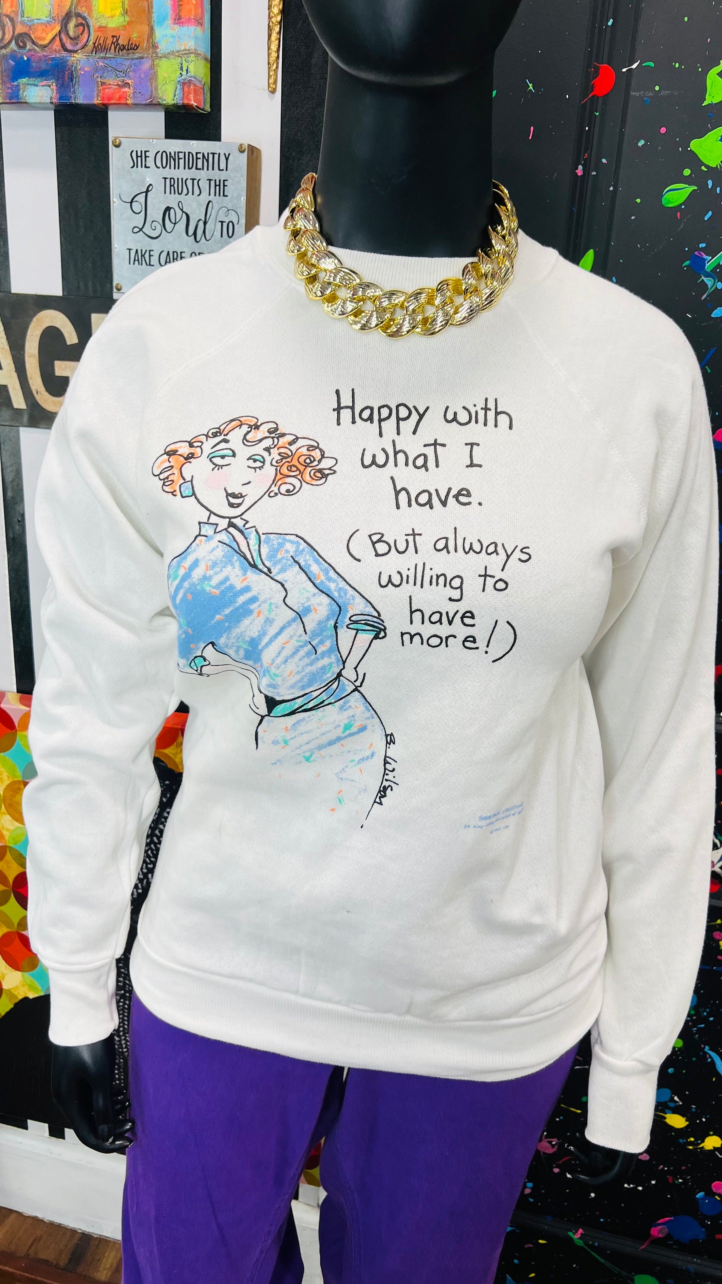 Vintage Graphic Sweatshirt- New w/ Tags Deadstock (16)