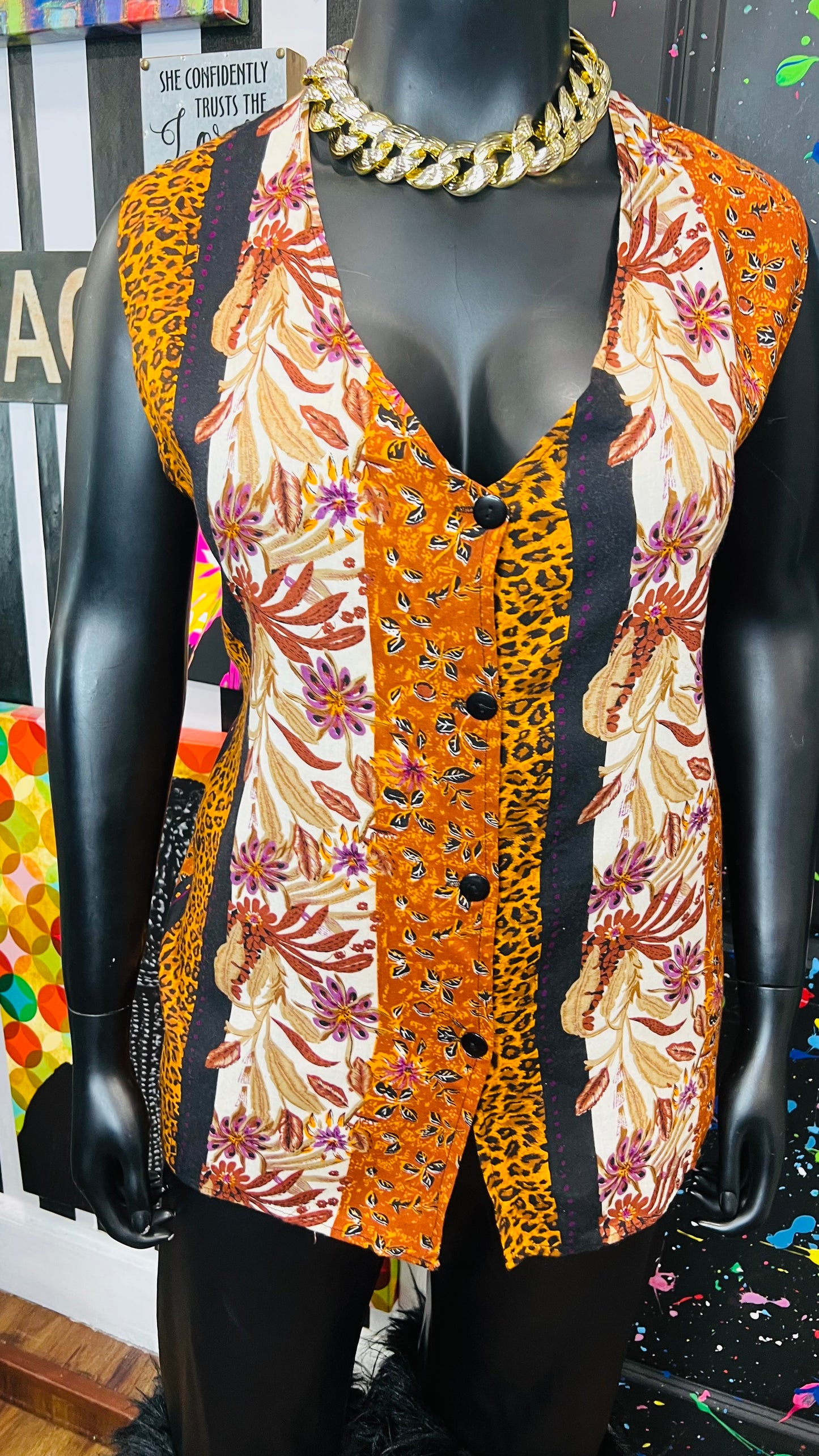 Vintage Sleeveless 90’s Blouse (24)