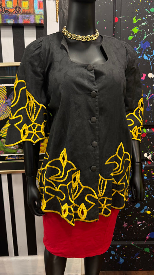Vintage Traditional African Blouse (26)