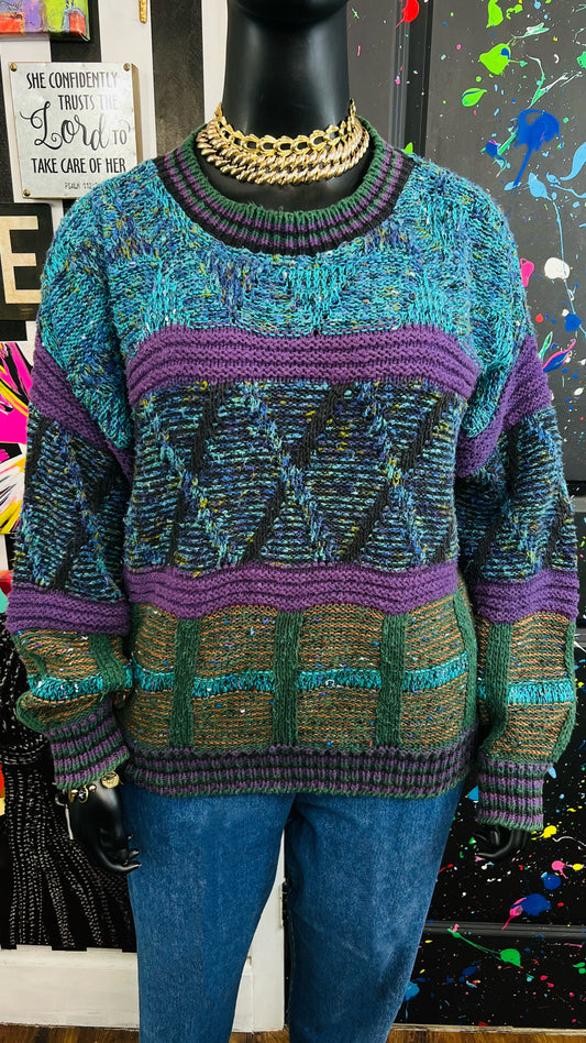 Vintage Heavy Knit Sweater (24)