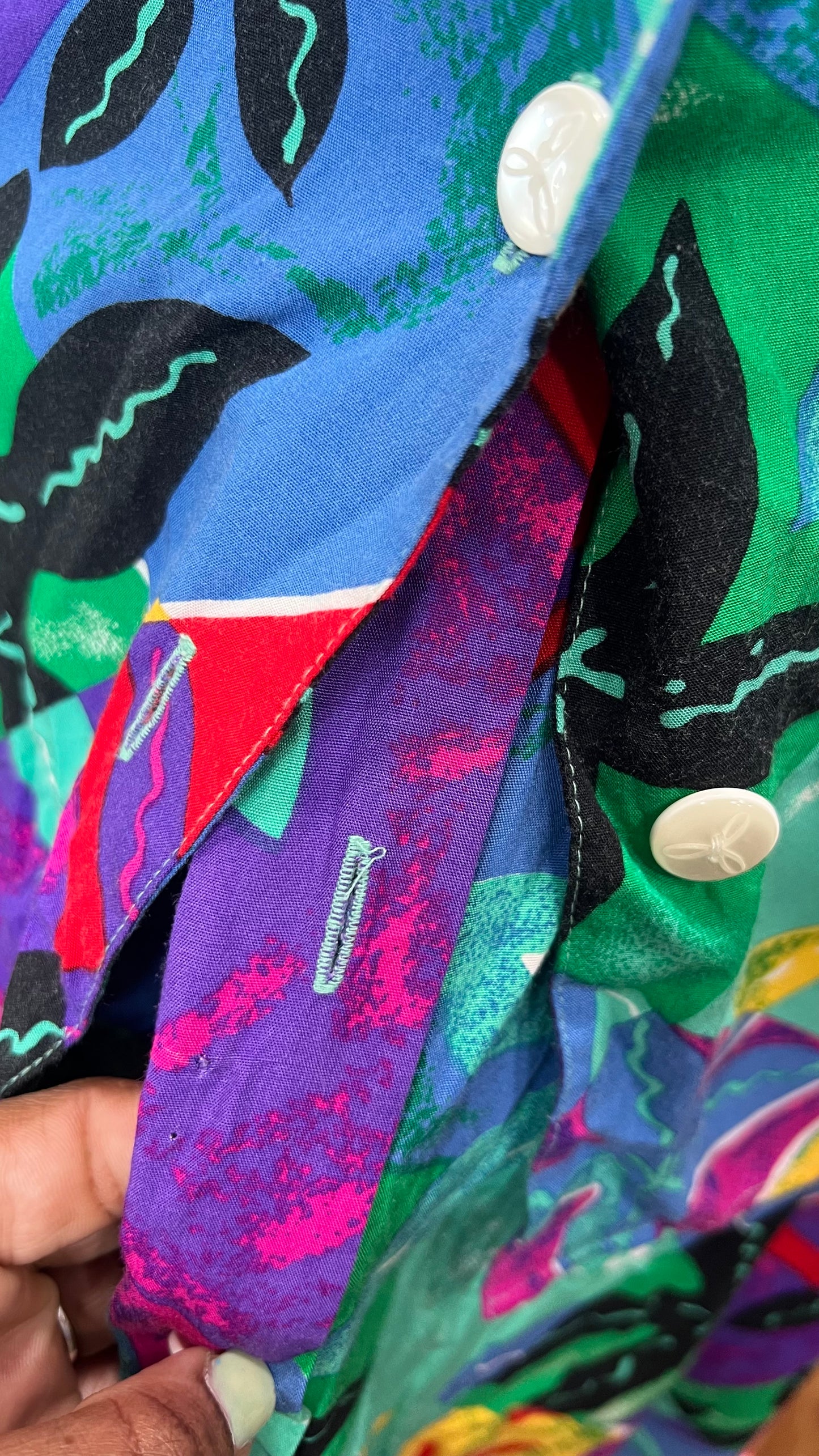 Vintage Rayon Skirt Set (16/18) *KC