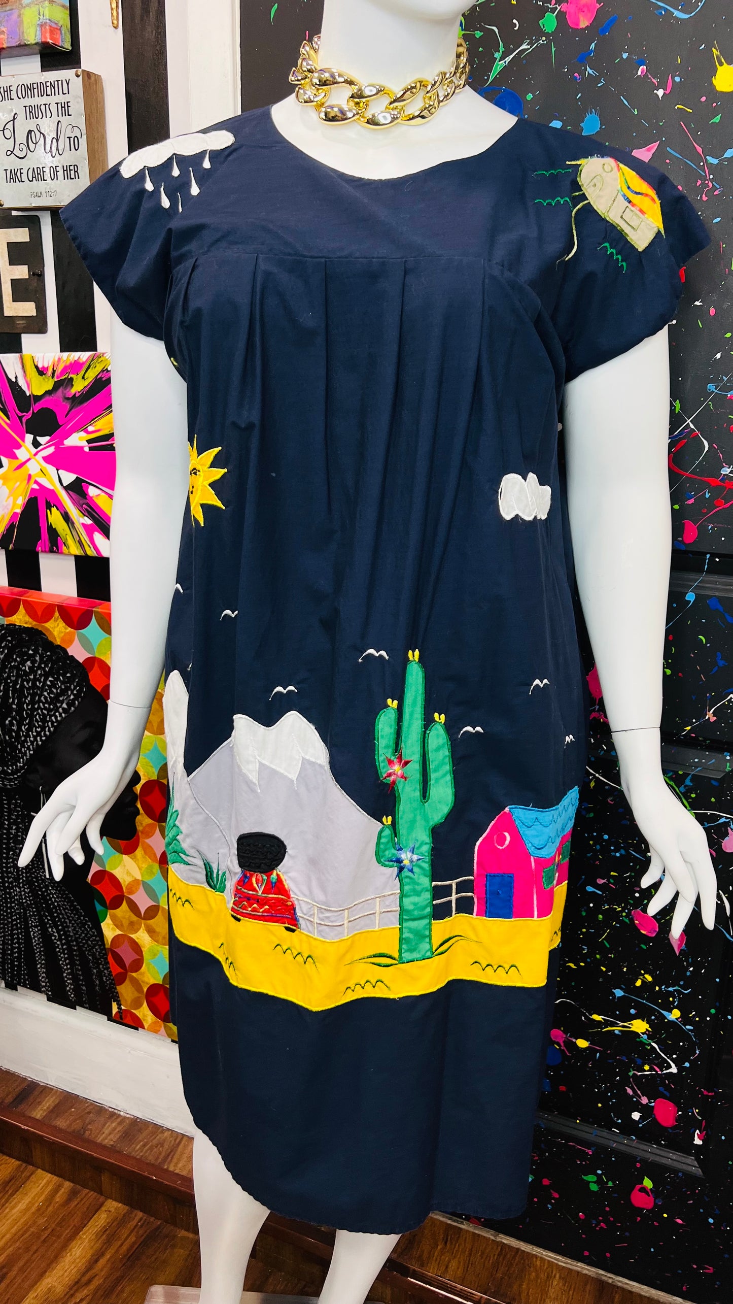 Vintage Novelty House Dress (16)