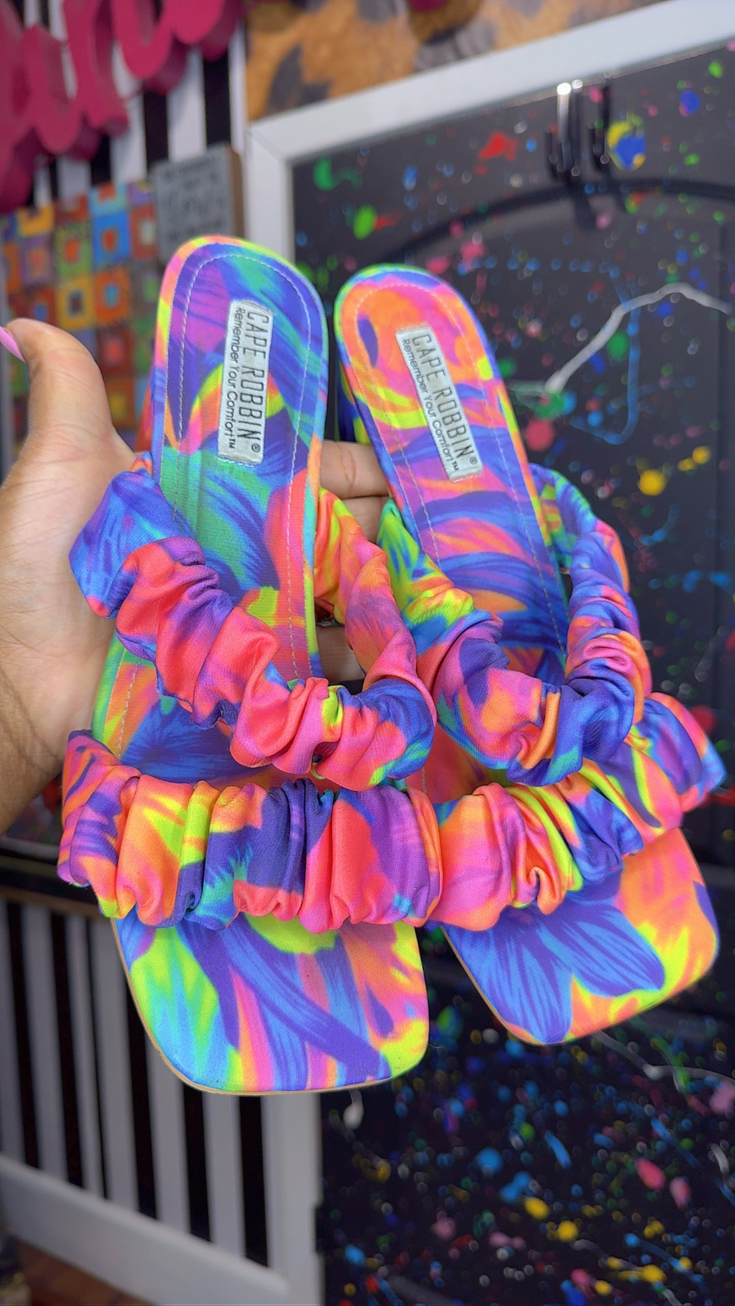 Tye Dye Mules (11) *Never Worn Just Tried on