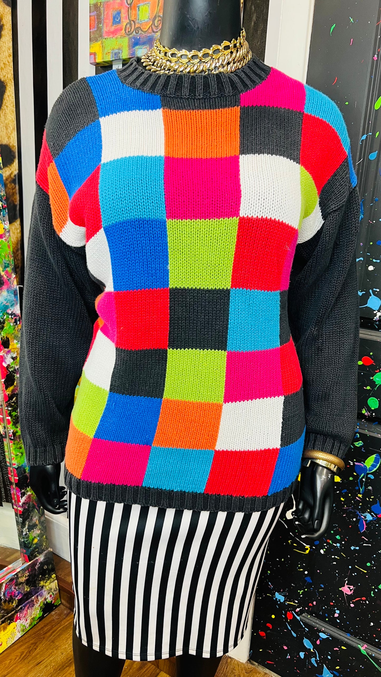 Vintage Knit Box Sweater (20)