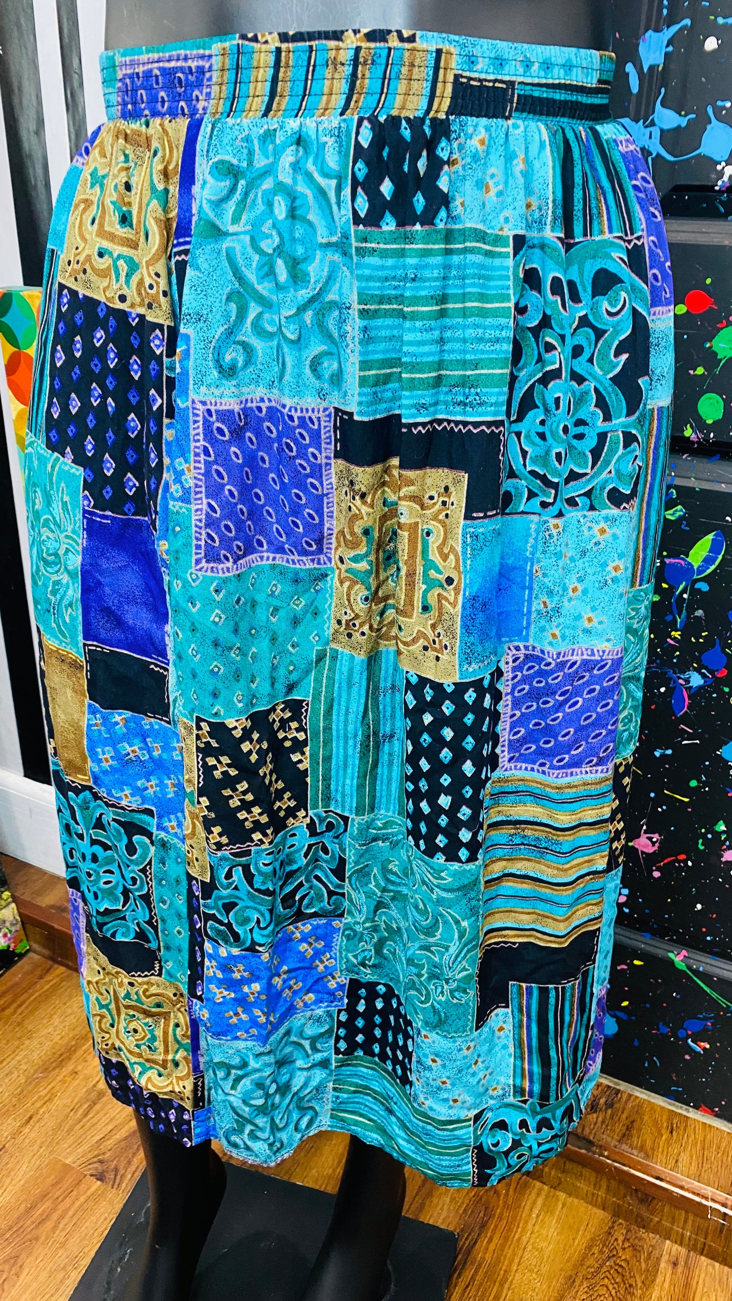 Vintage Rayon Skirt (16/18)