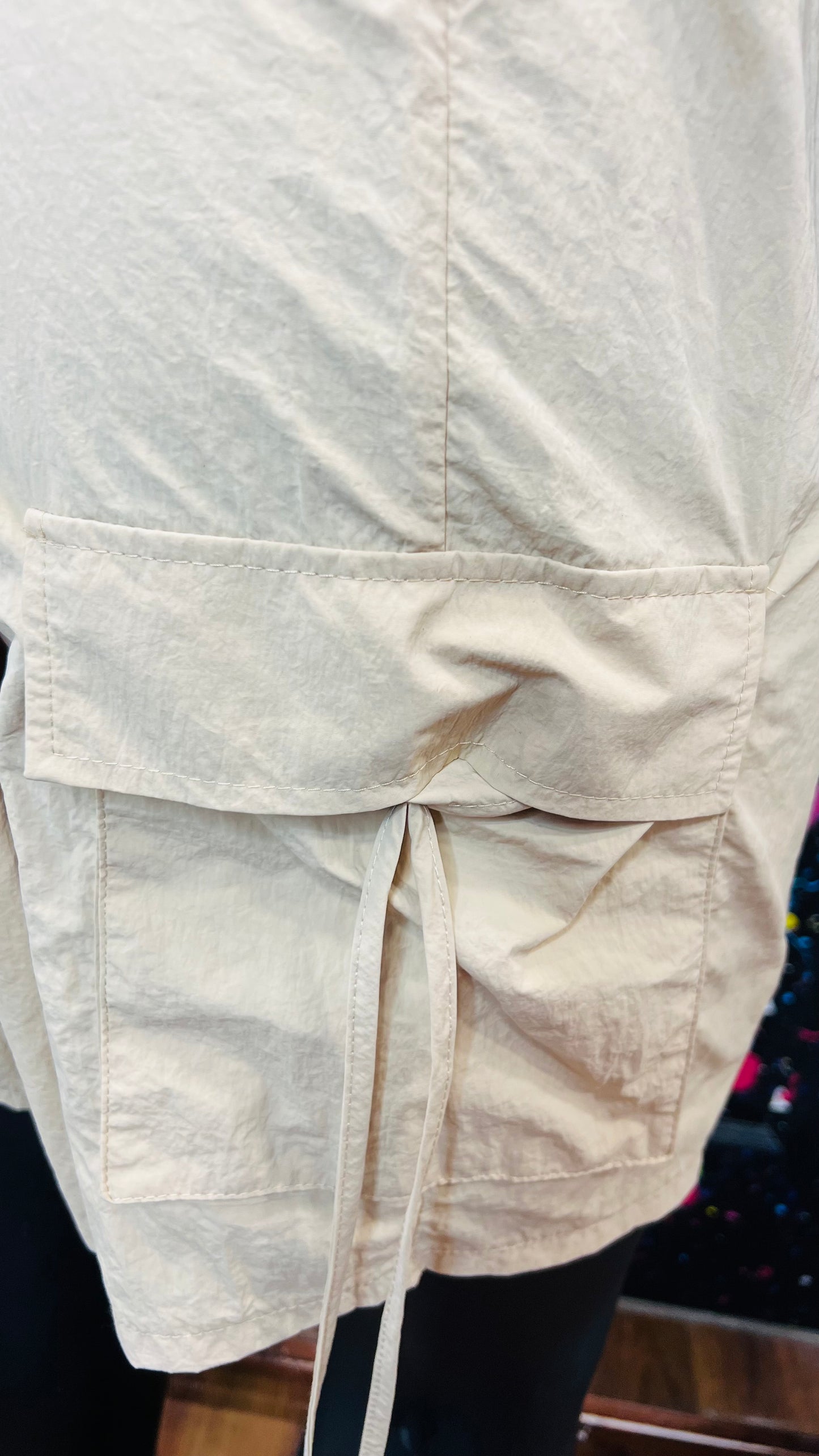 Khaki Windbreaker Style Romper (22)