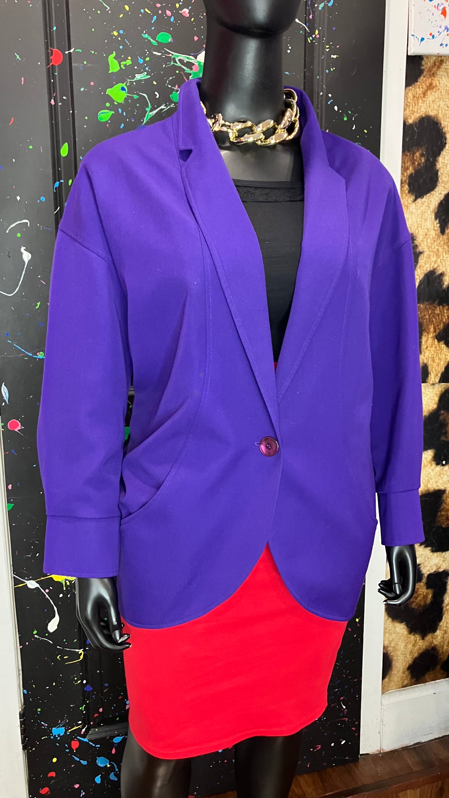 Vintage Purple Blazer (18/20)