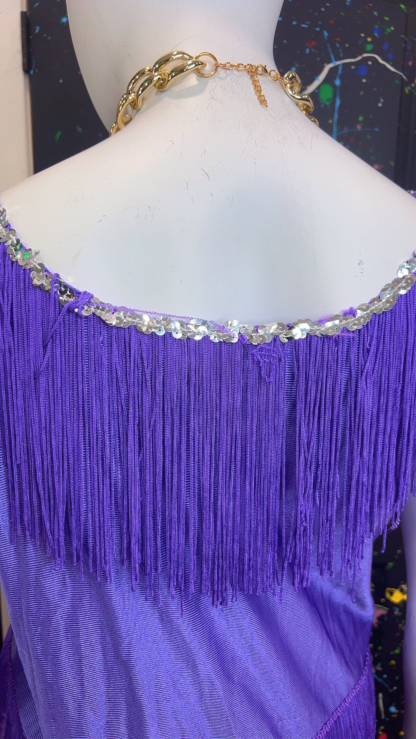 Purple Fringe Dress (24)