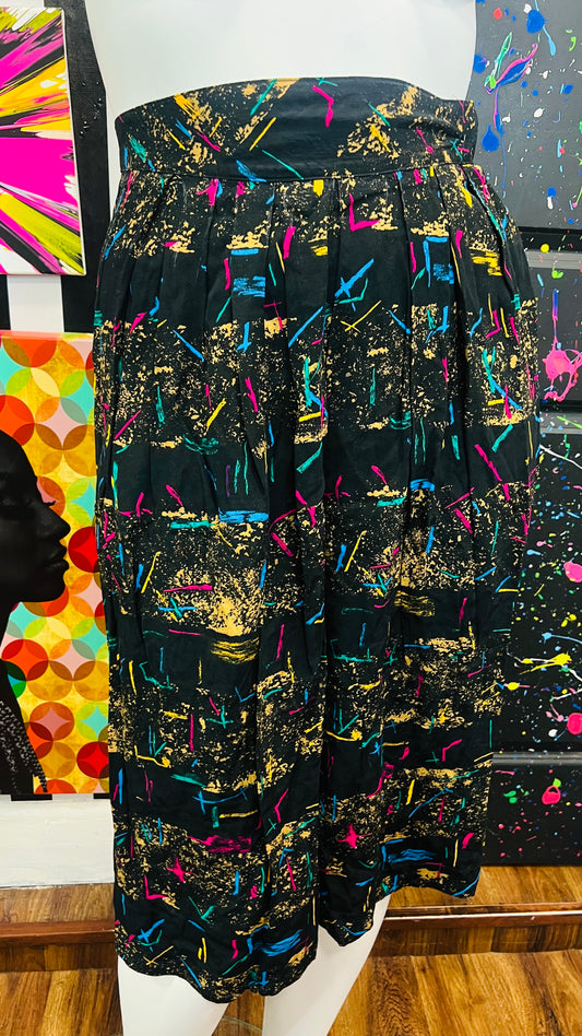 Vintage 90s Abstract Skirt (18/20)