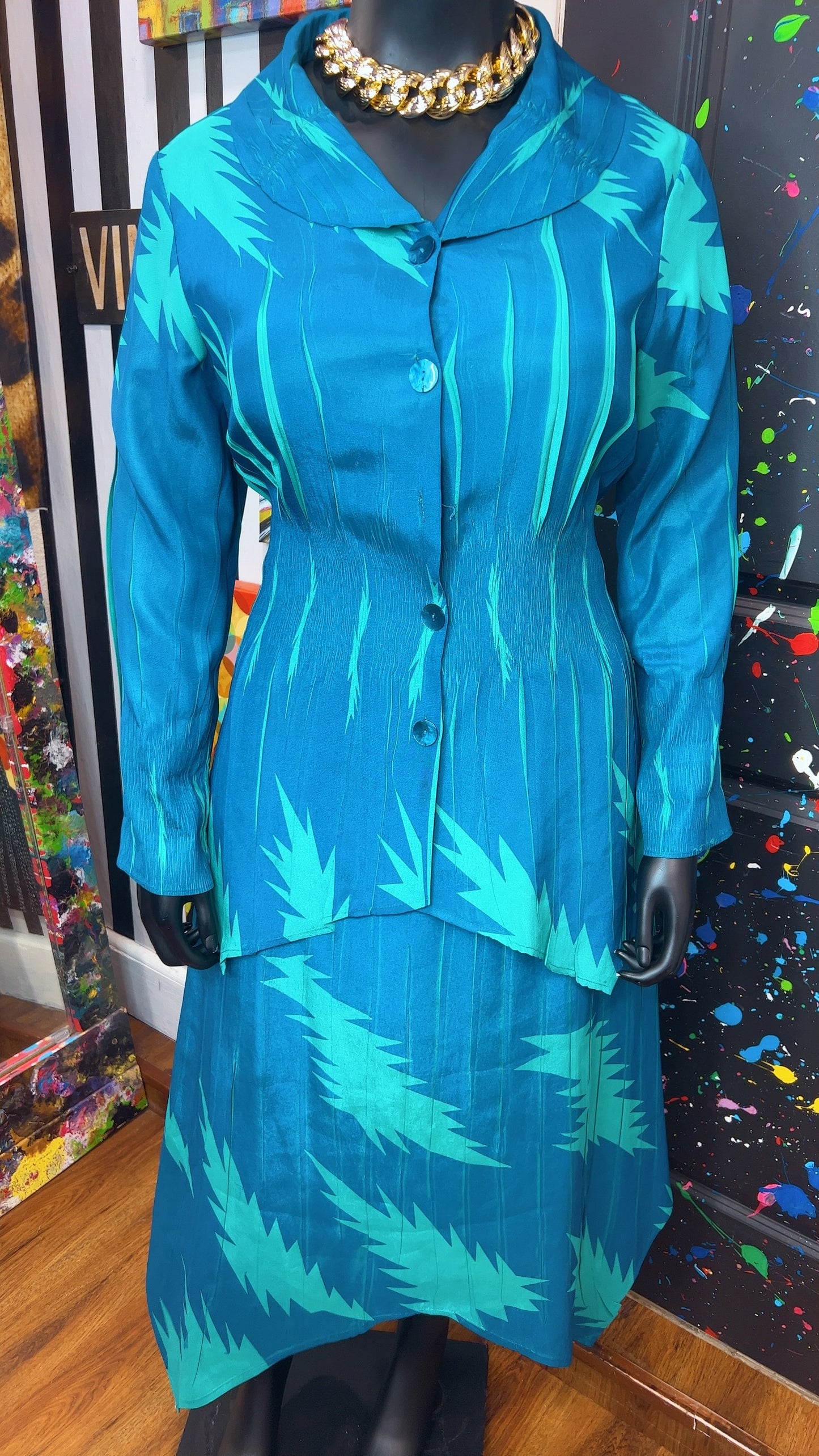 Vintage Blue Mermaid Set Set (18)