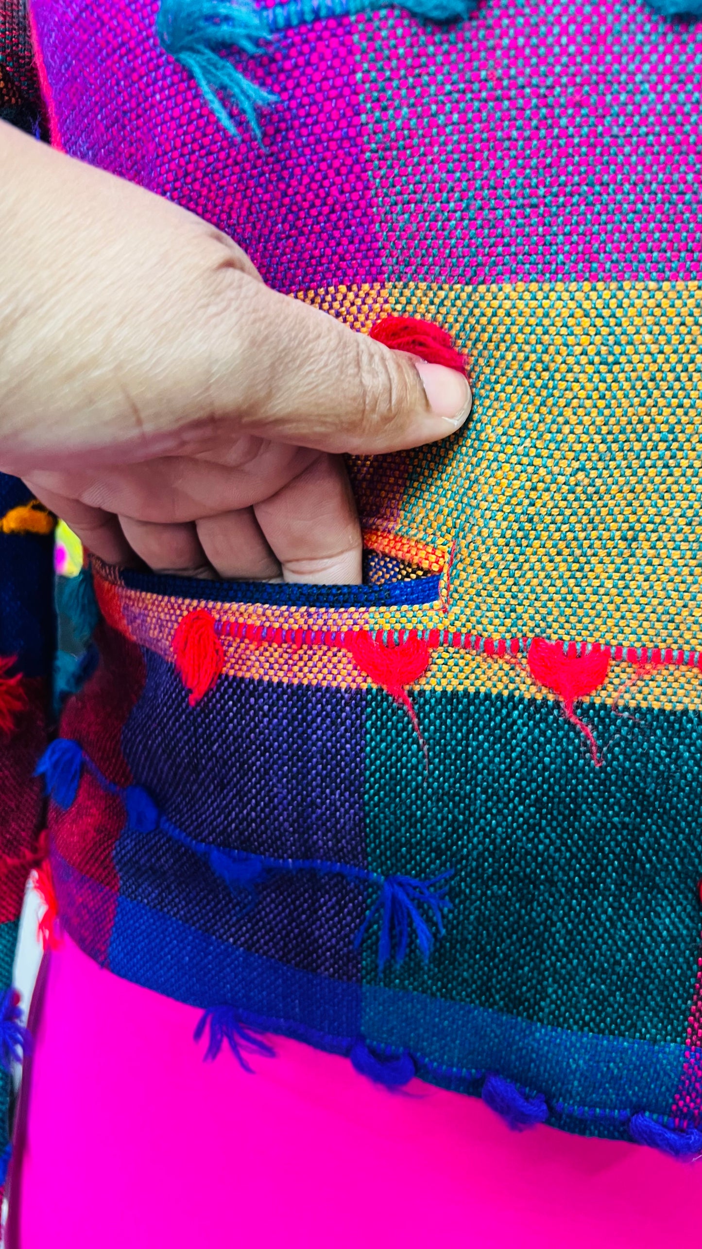 Vintage Colorful Cropped Blazer (12/14)