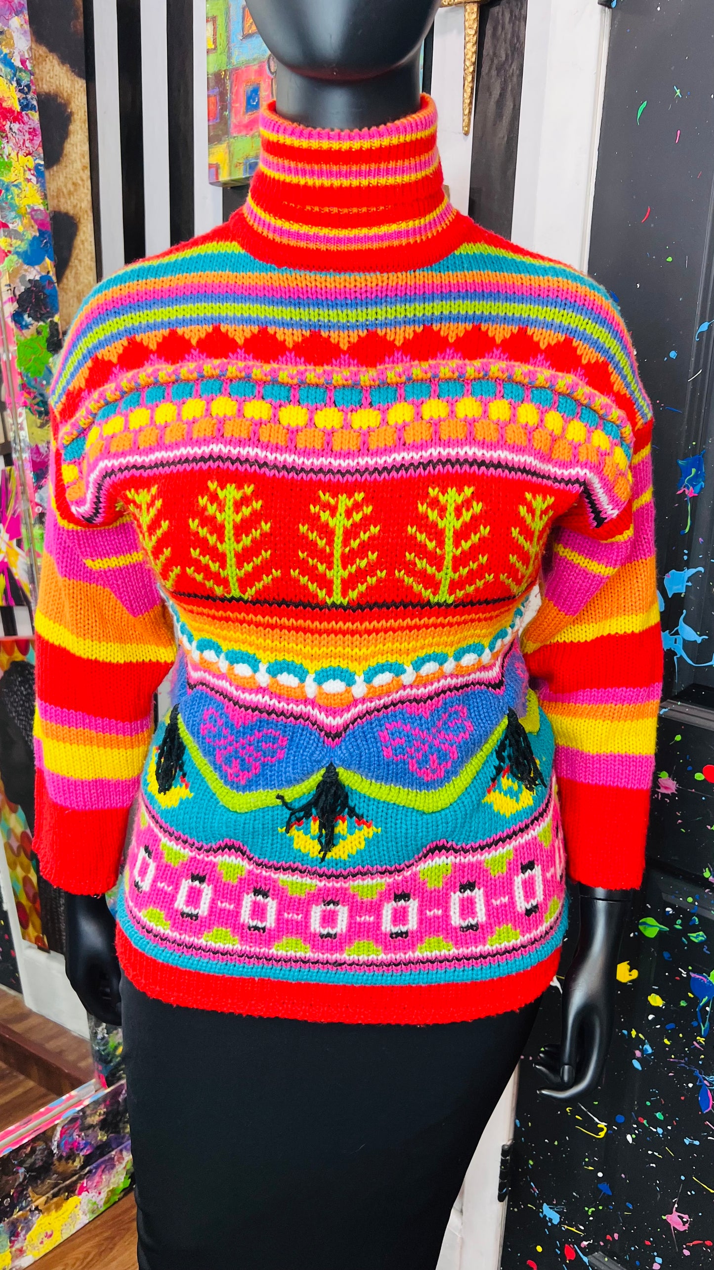 Vintage Knit ‘Step’ Sweater  (16)