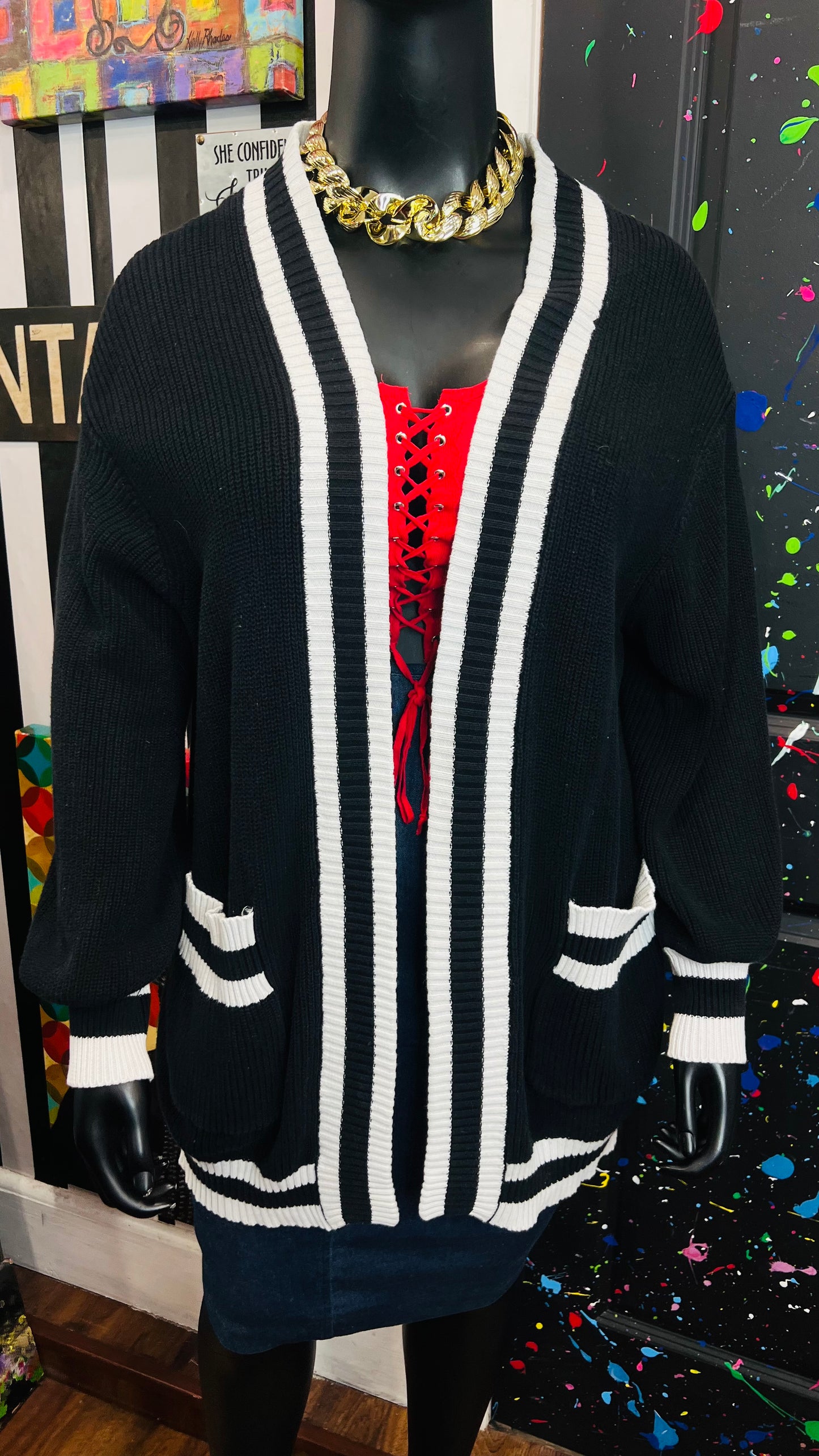Black & White Cardigan (22)