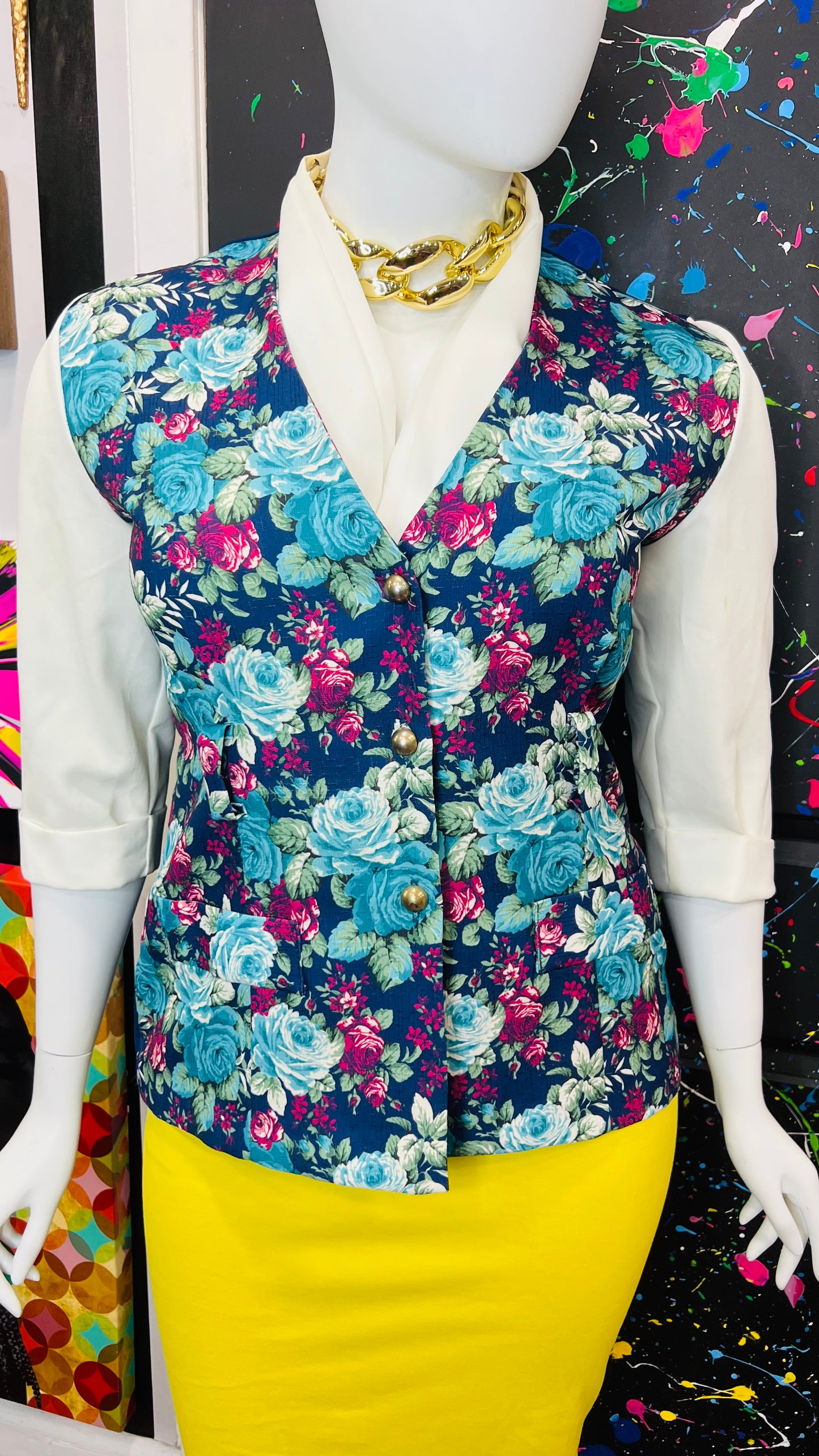 Vintage Floral Blouse (14)