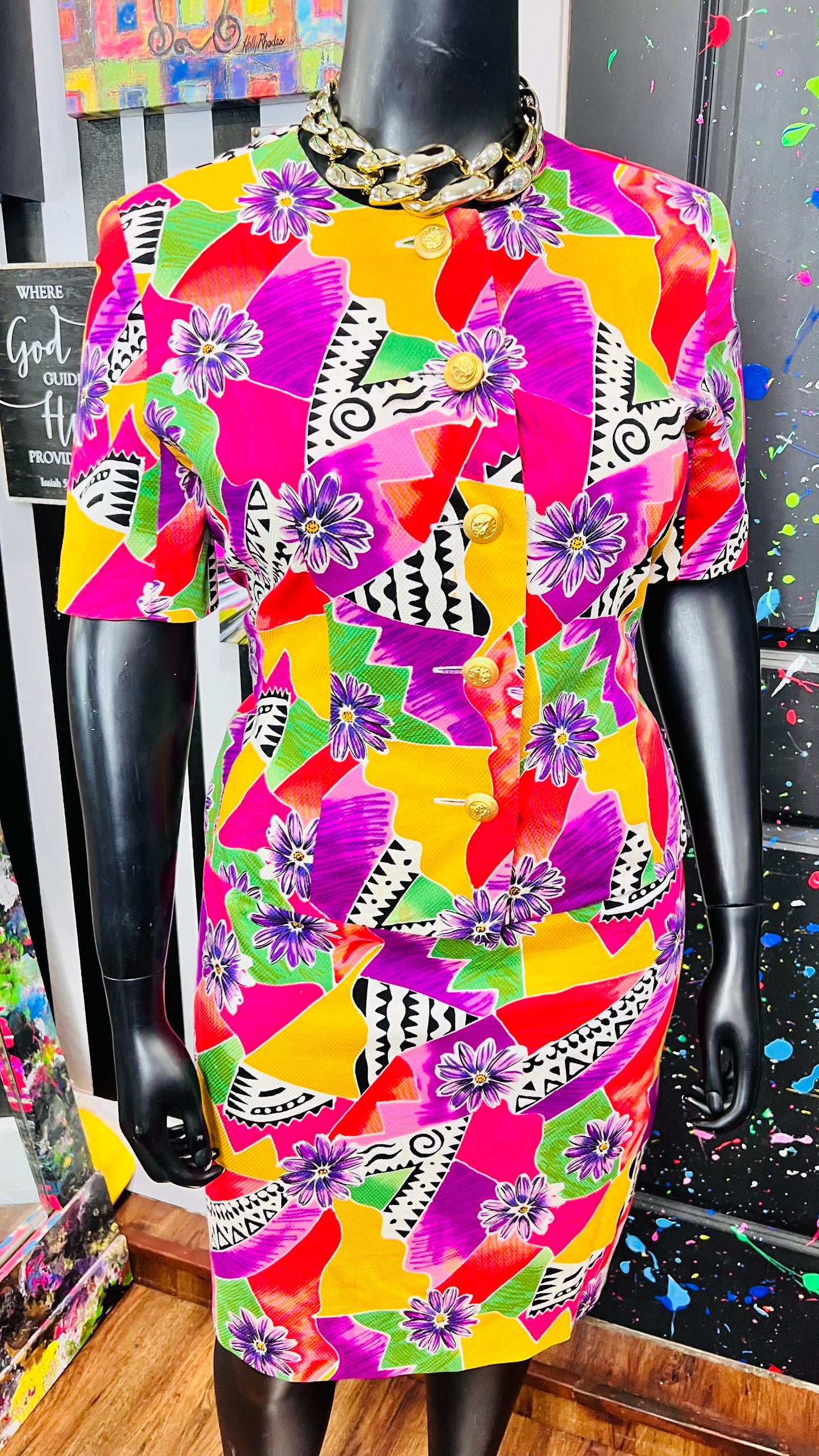 Vintage Teri Jon Skirt Suit (16)