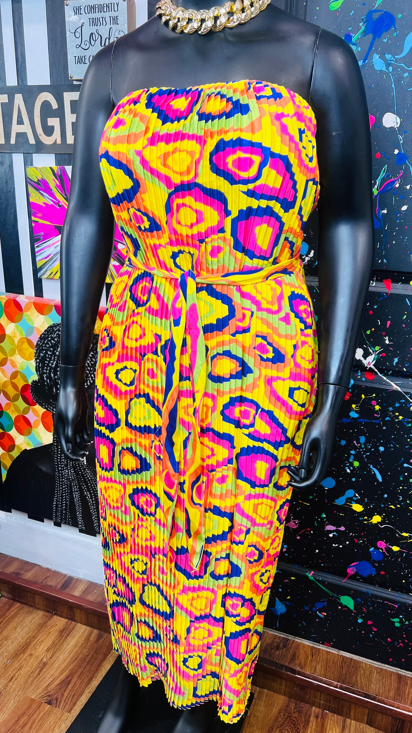 Lane Bryant Accordion Tube Dress -New w/ Tags (22/24)