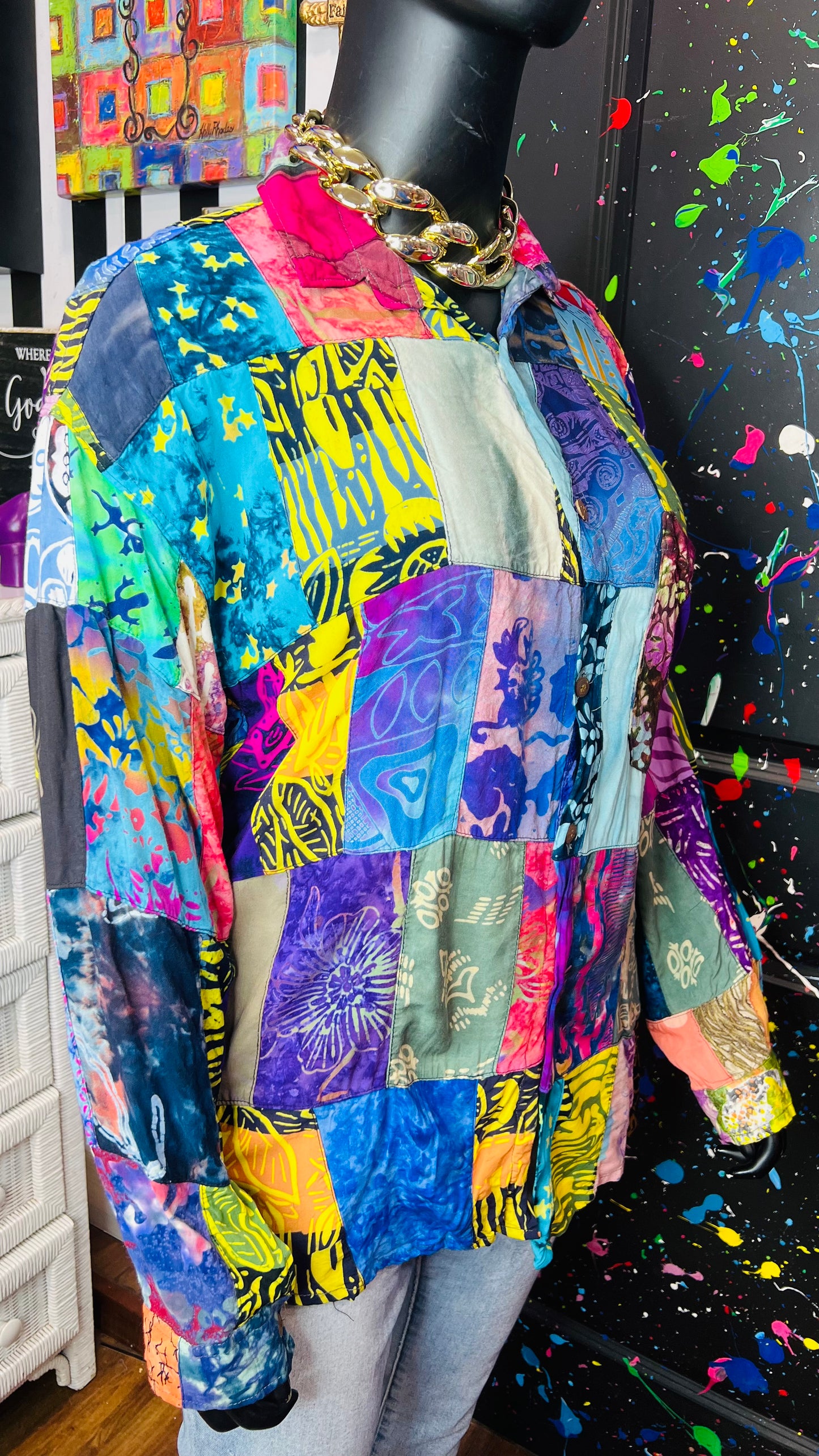 Vintage Patchwork Blouse (18/20) *KC