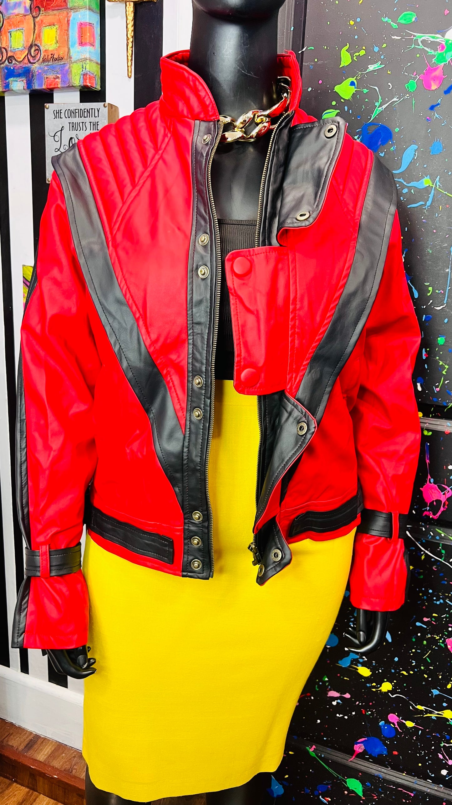 Genuine Leather Michael Jackson Thriller Jacket (16)