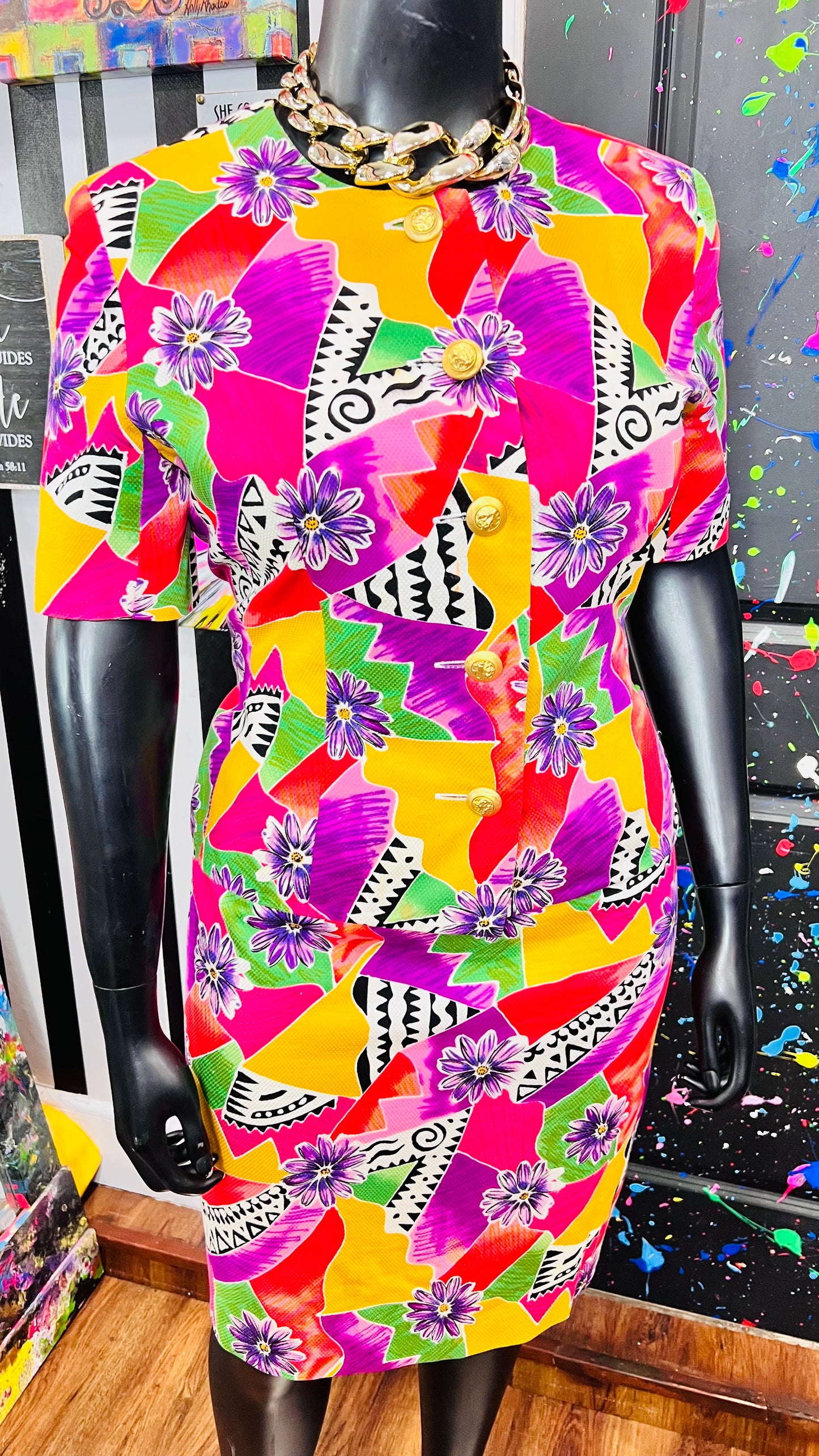 Vintage Teri Jon Skirt Suit (16)