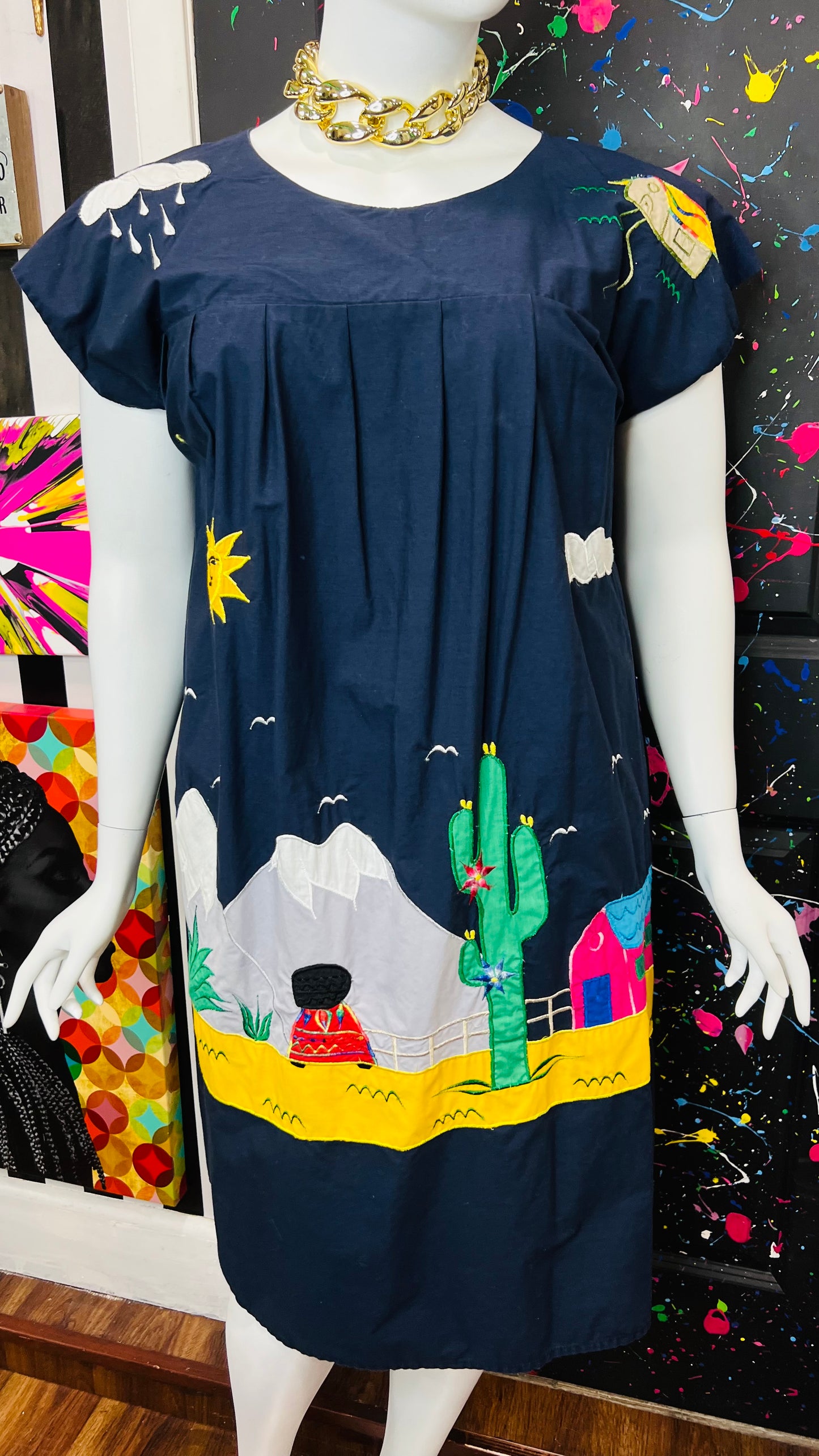 Vintage Novelty House Dress (16)