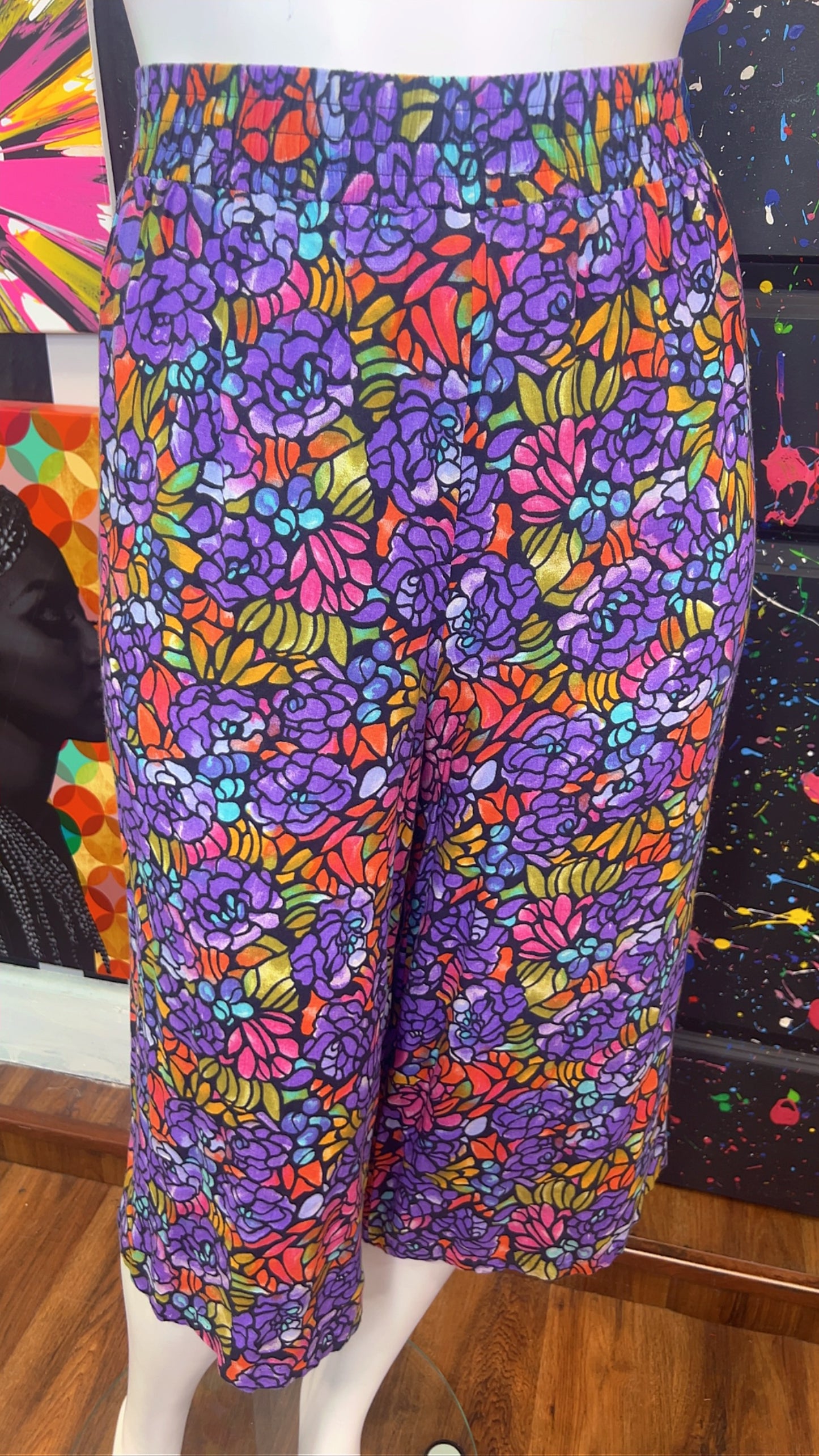 Vintage Floral Gauchos (20W)