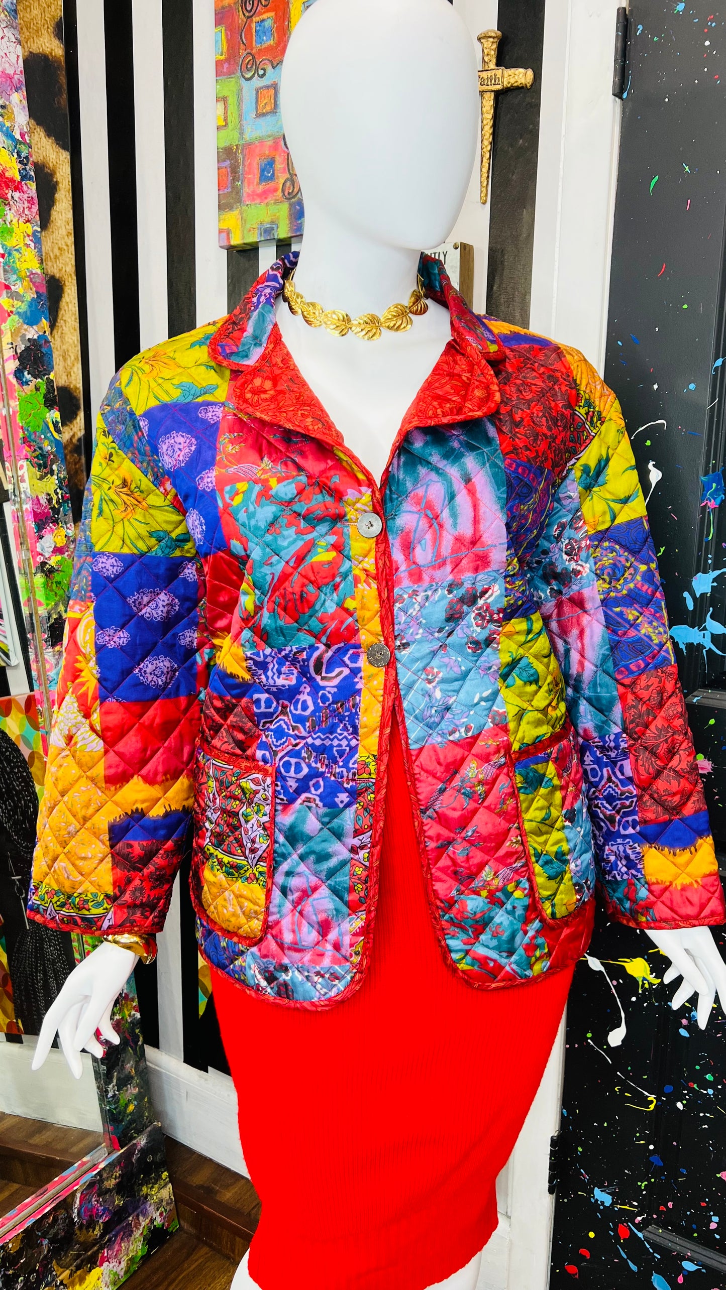 Vintage Patchwork Blazer/Jacket (24)