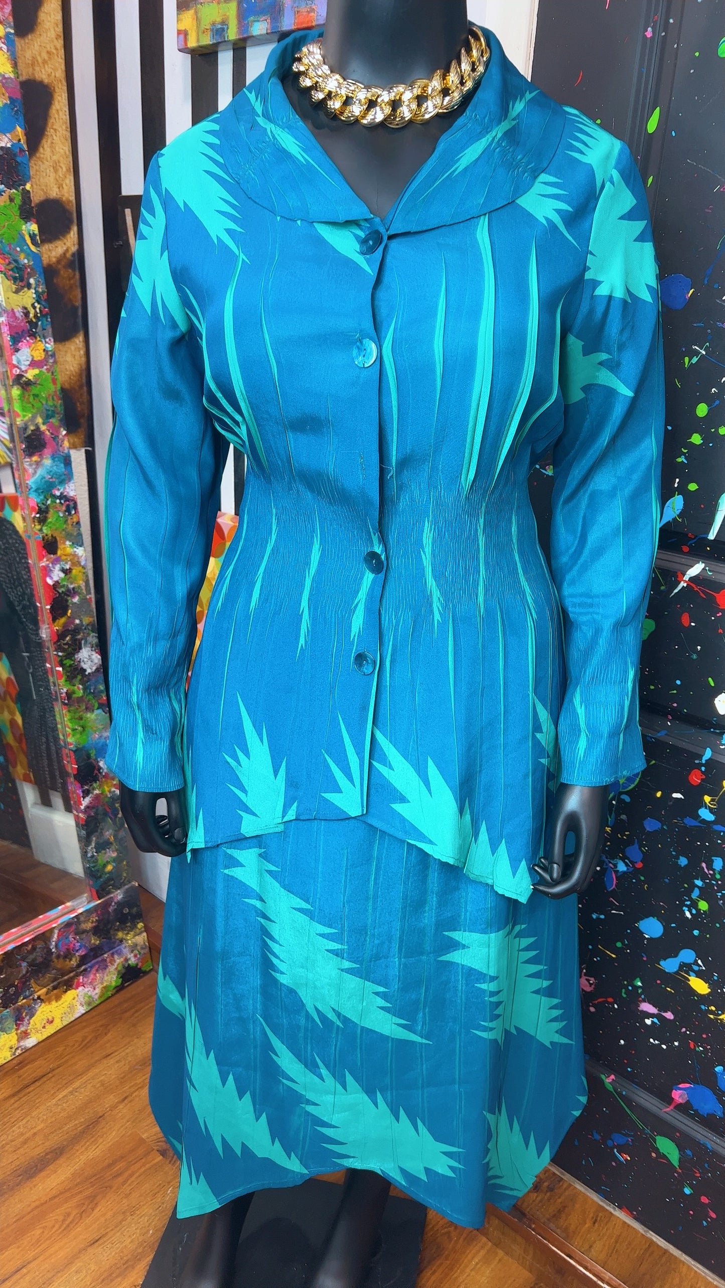 Vintage Blue Mermaid Set Set (18)
