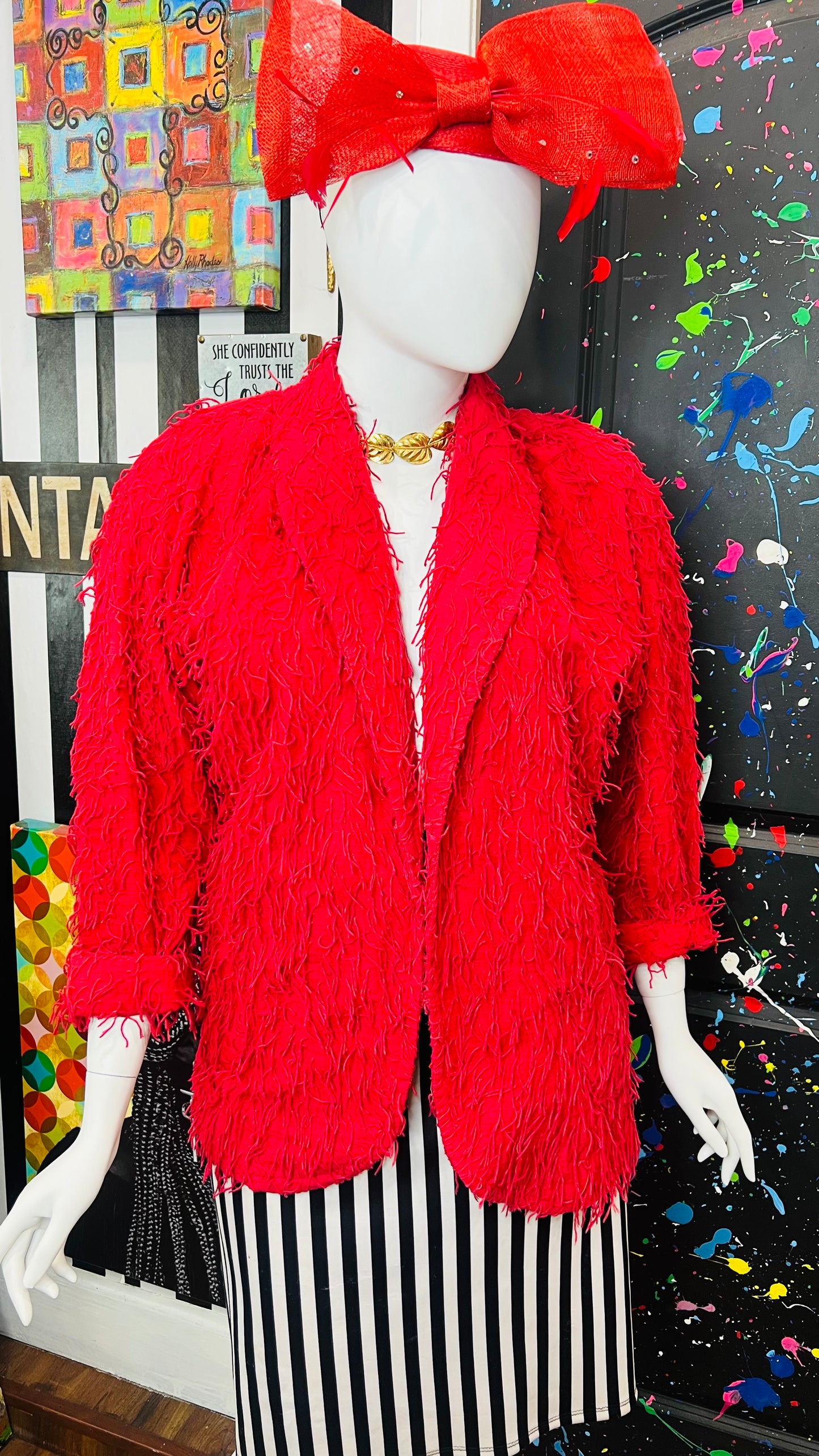 Vintage Shaggy Open Blazer (18)