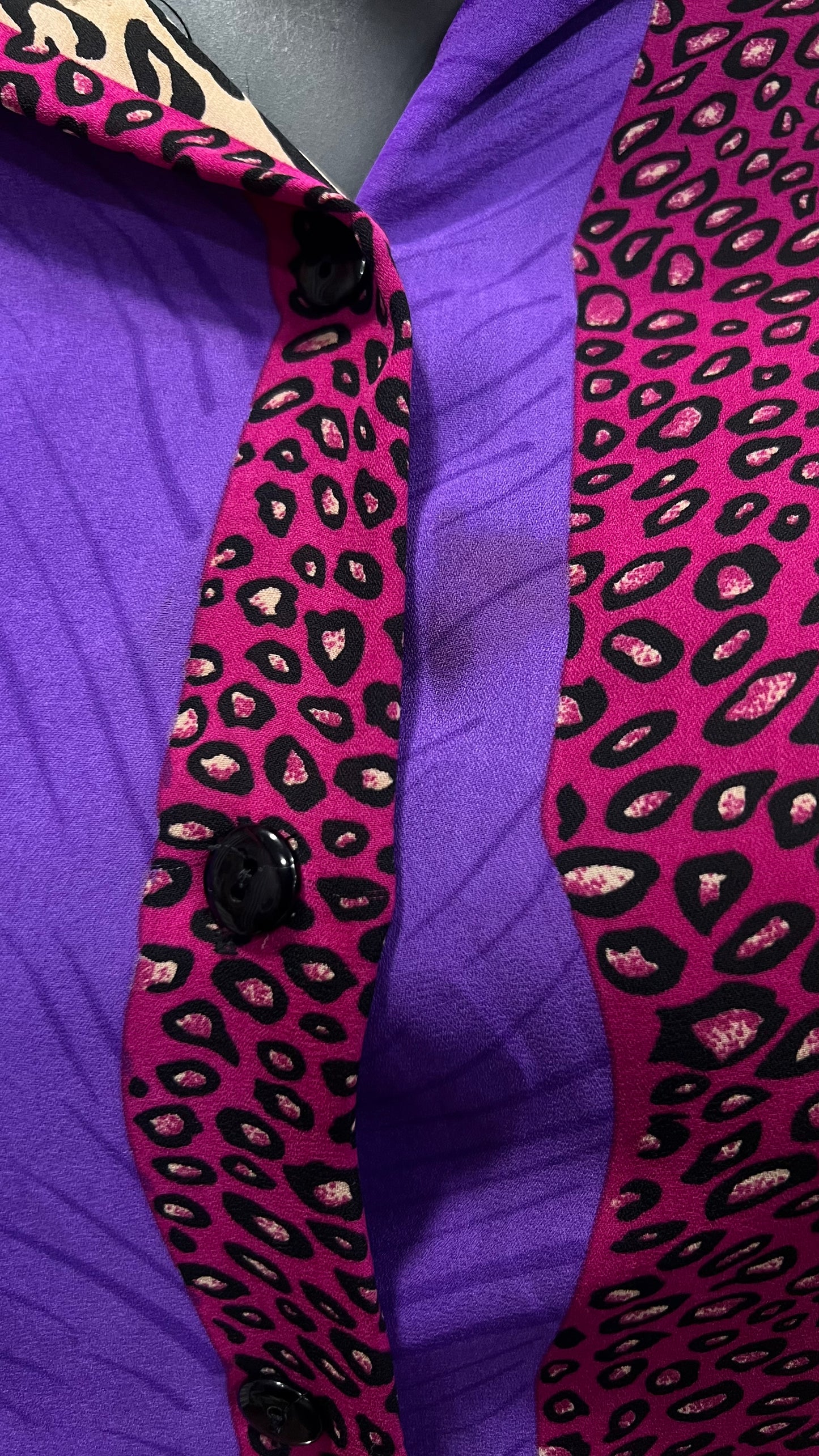 Vintage Semi Sheer Rayon Blouse (20)