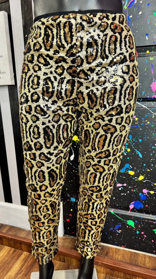 Vintage Inspired Leopard Sequin Pants (14)