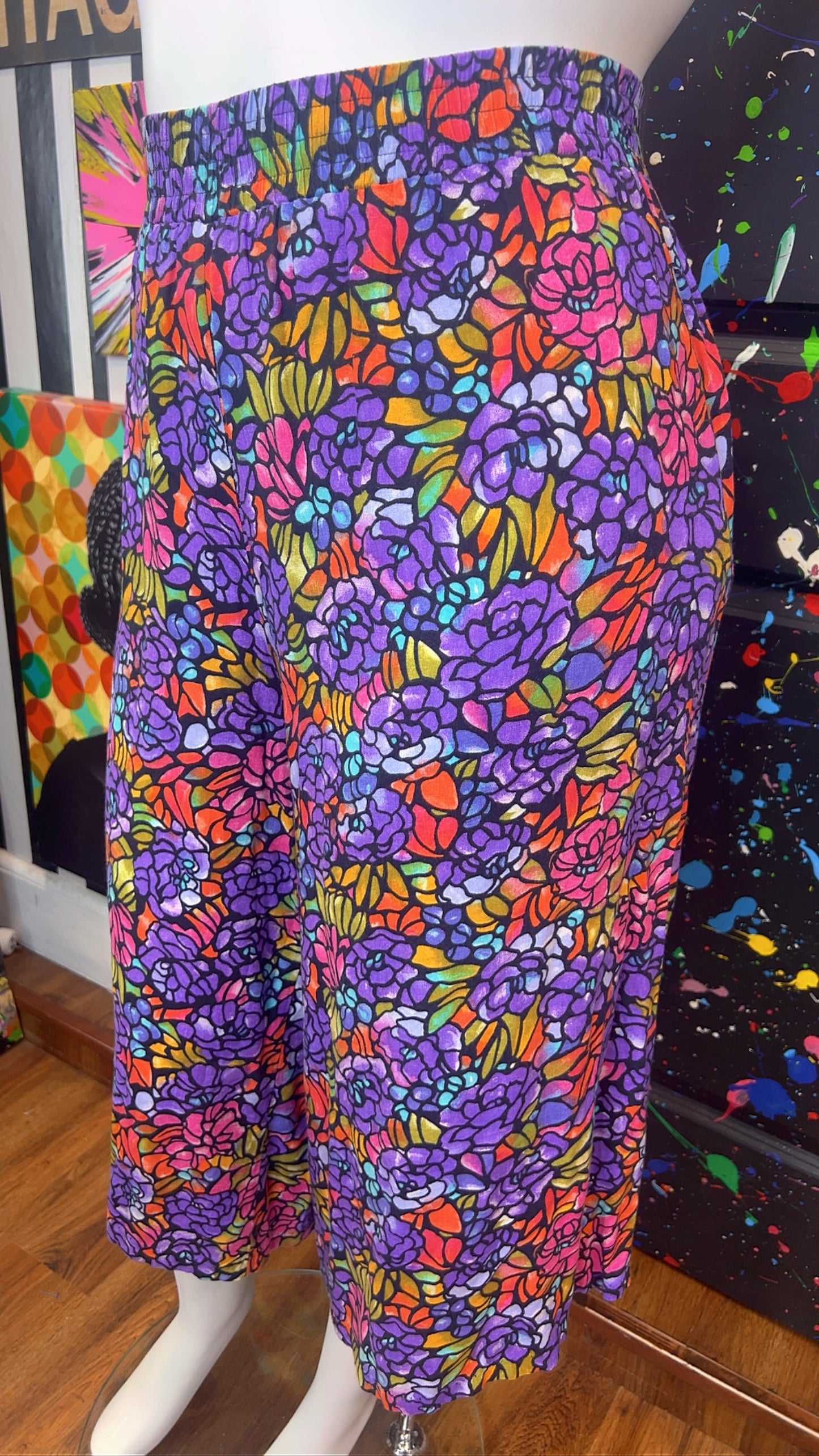 Vintage Floral Gauchos (20W)