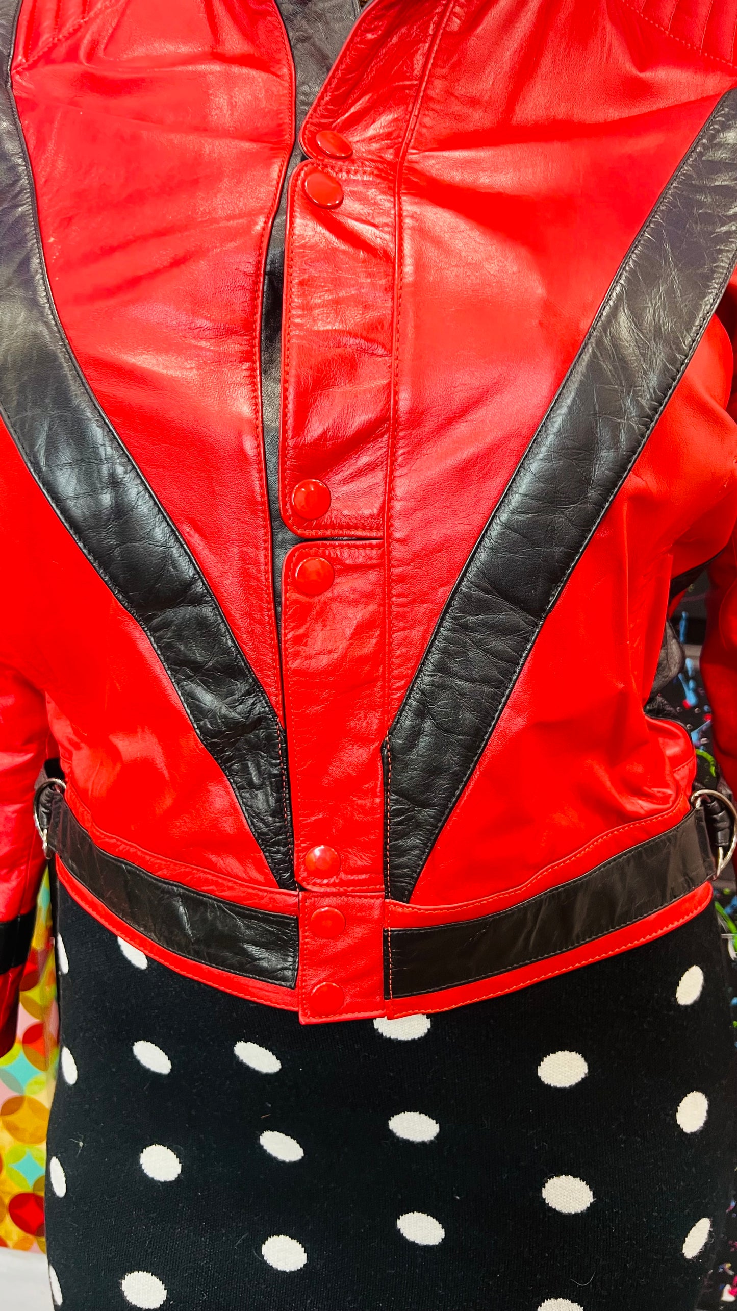 Vintage Genuine Leather J Park -Michael Jackson Thriller Jacket (12)