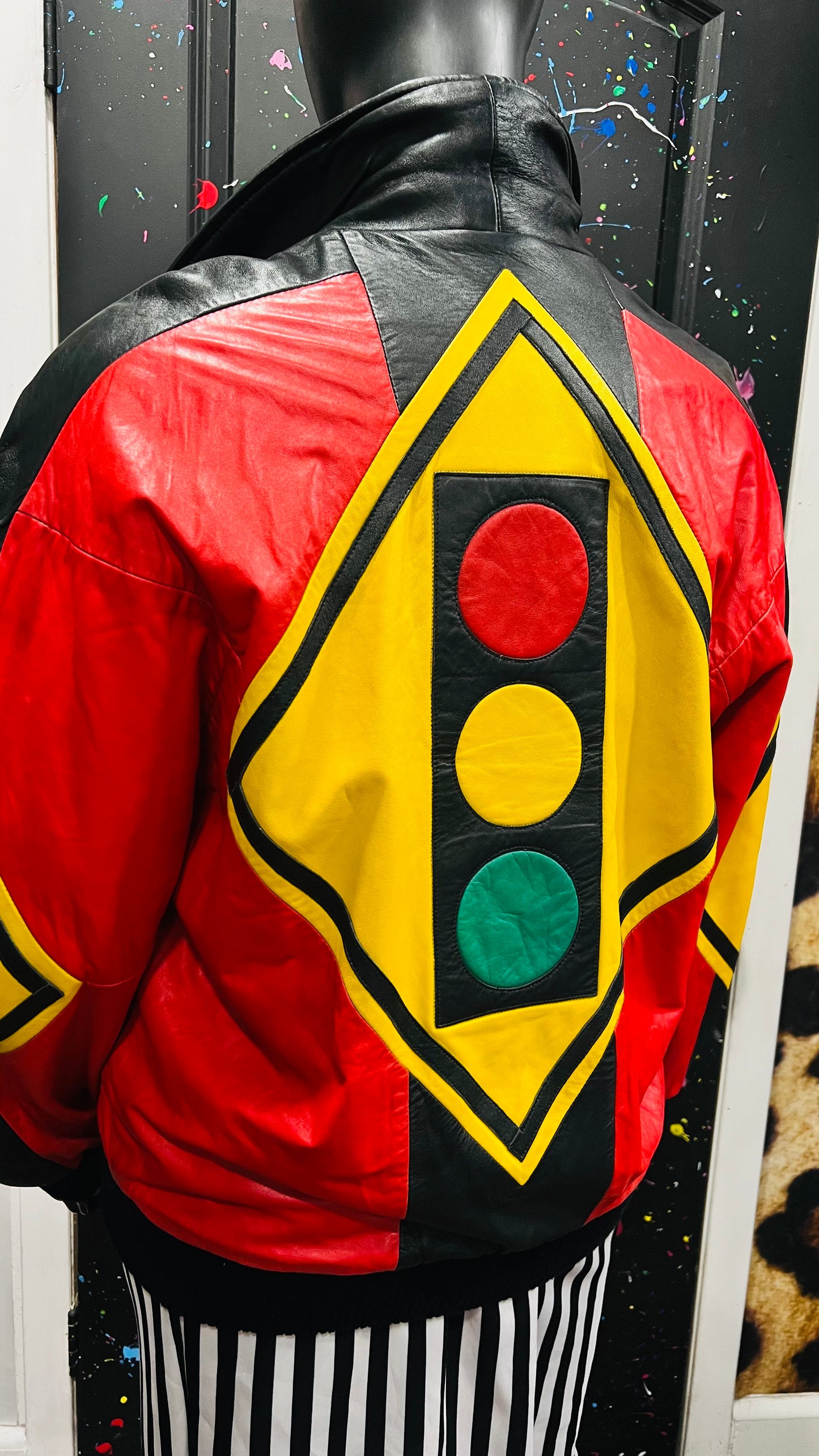 Vintage Genuine Leather *BUTTERY SOFT* Stop Light Jacket (18) *KC