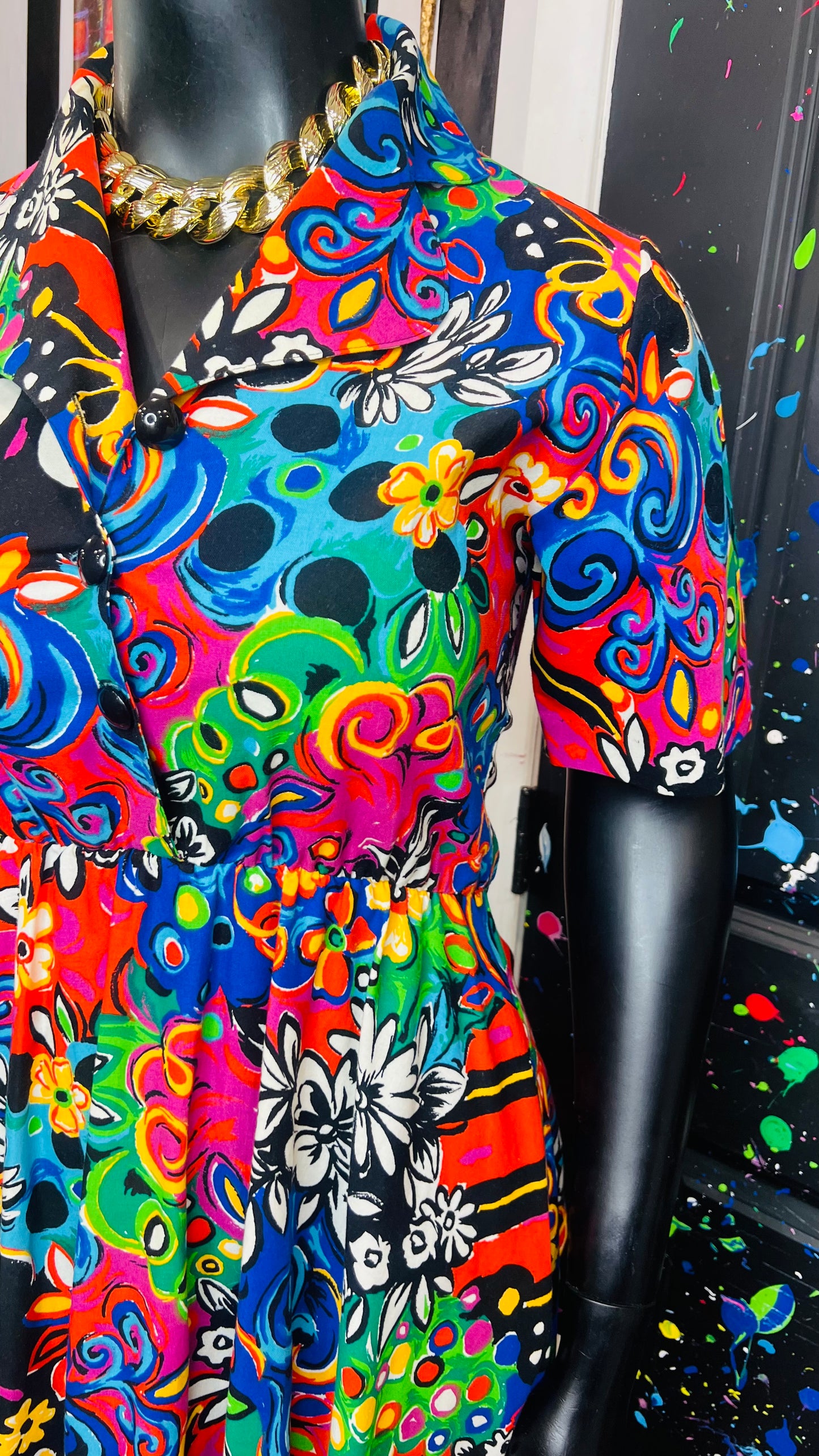 Vintage Abstract 80’s/90’s Dress (12)