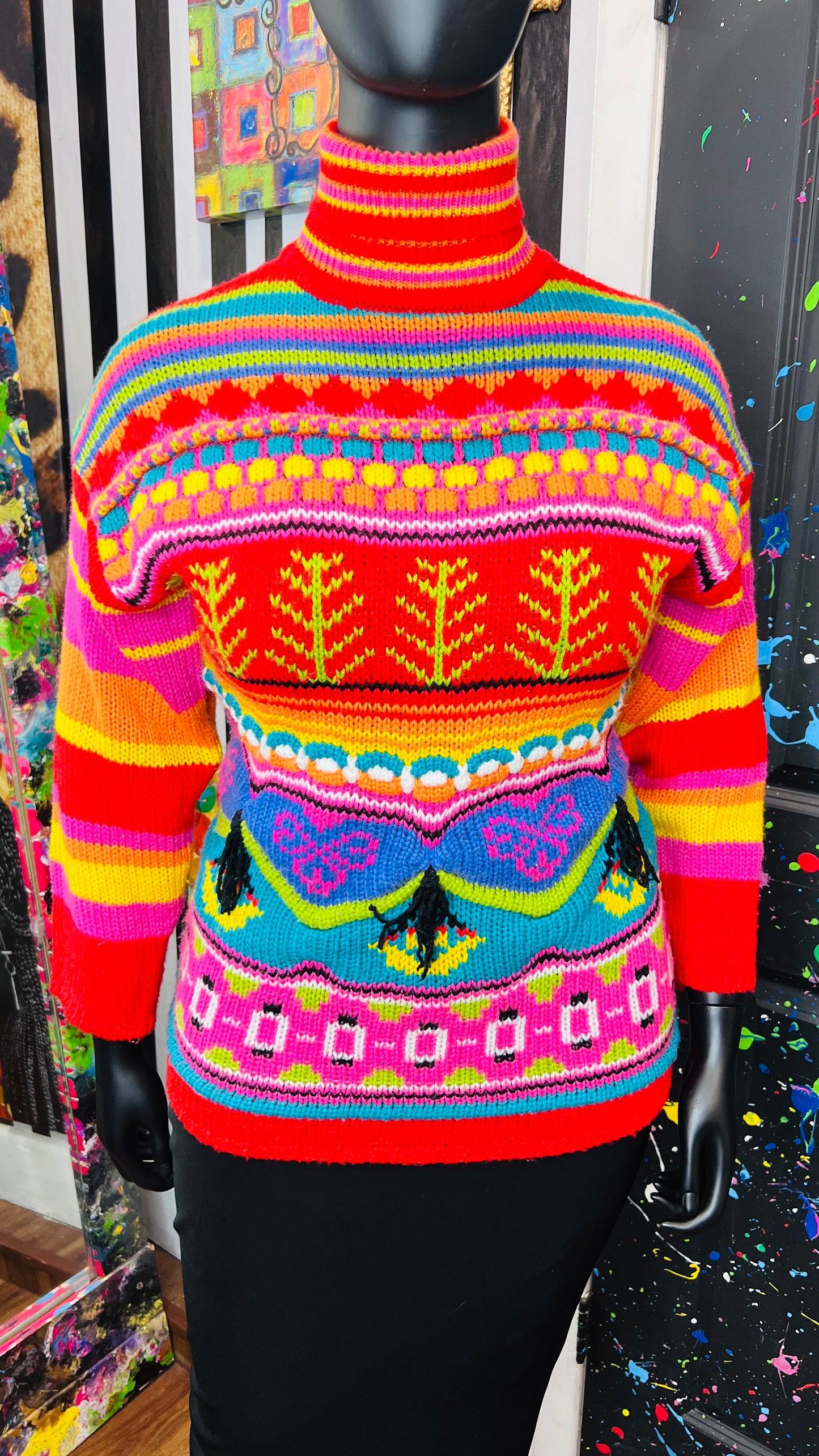 Vintage Knit ‘Step’ Sweater  (16)