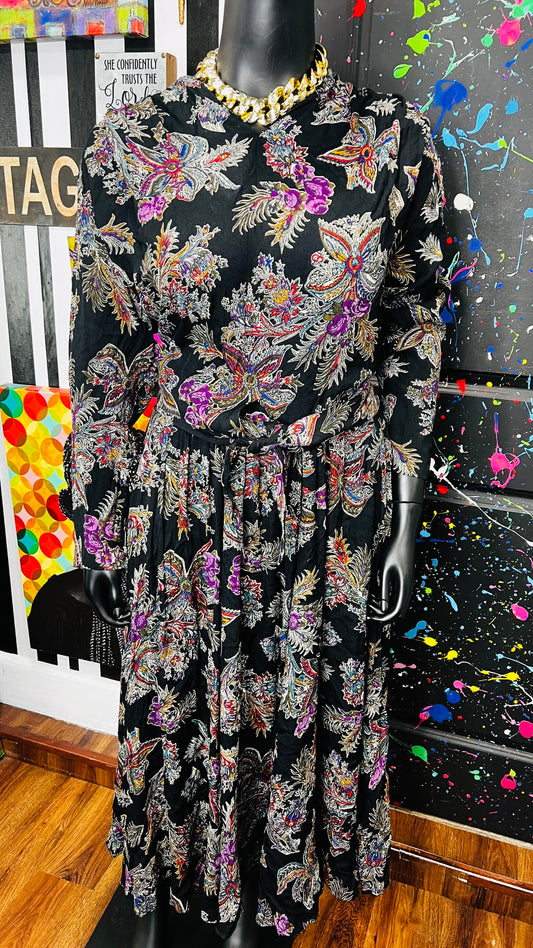 Vintage Carole Little - Tie Front Skirt Set (16)