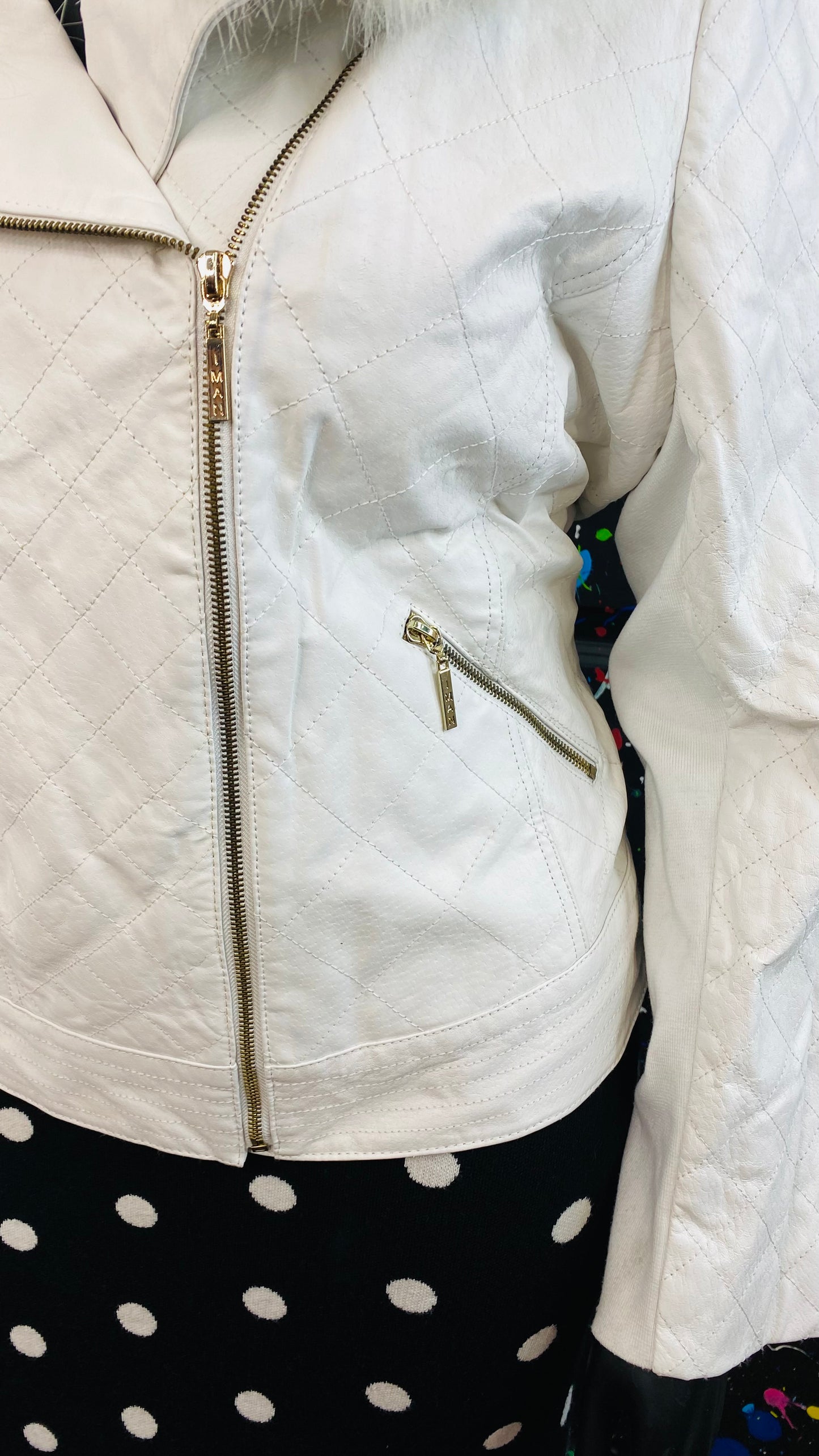 Vintage White Genuine Leather Jacket (18)