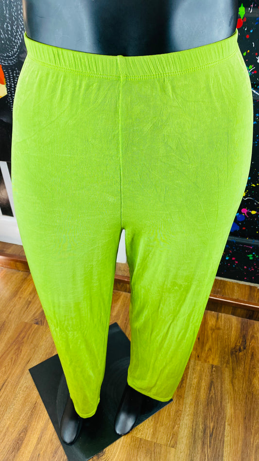 Slinky Green Stretch Pants