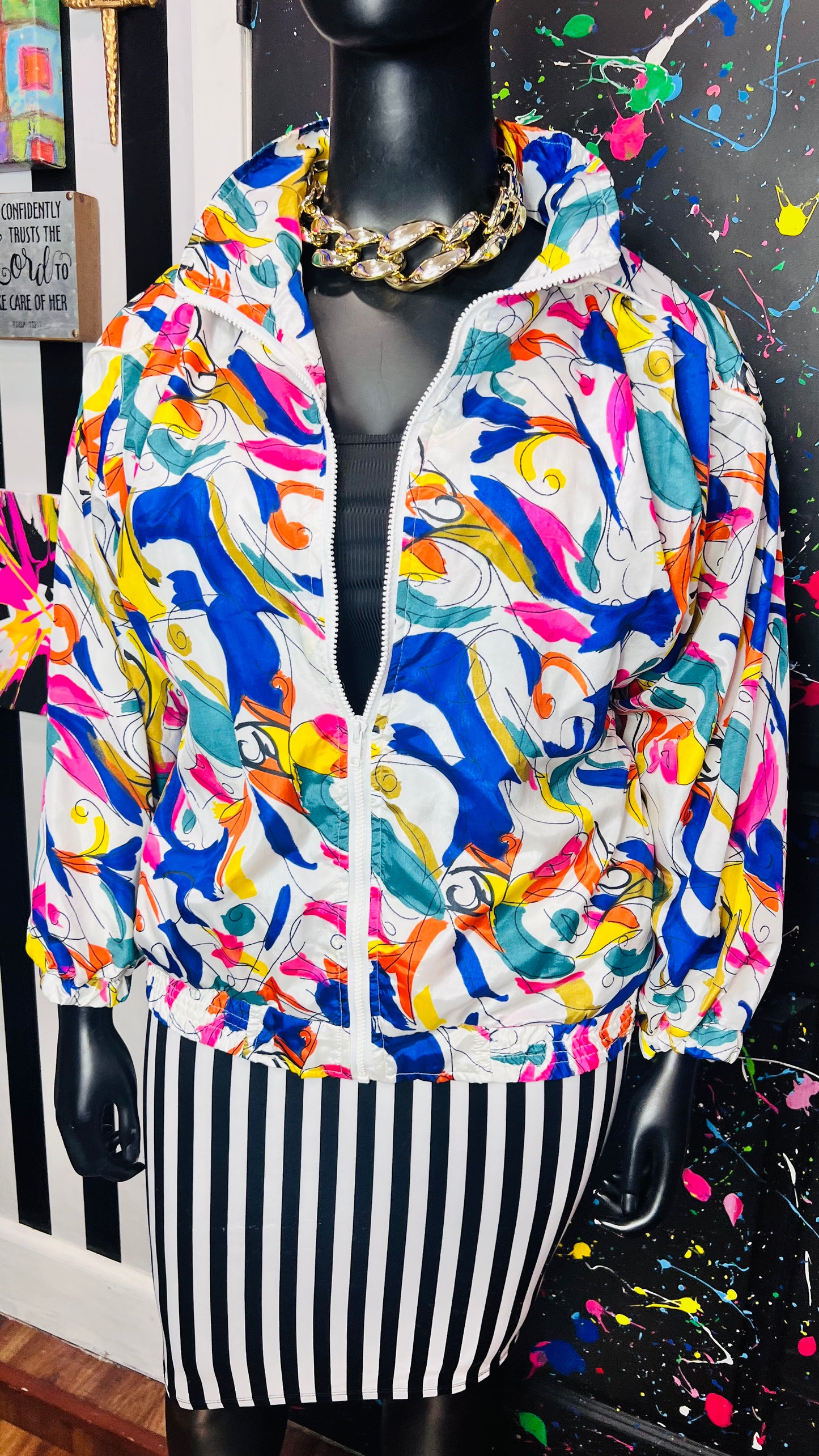 Vintage Abstract Wind Breaker (20)