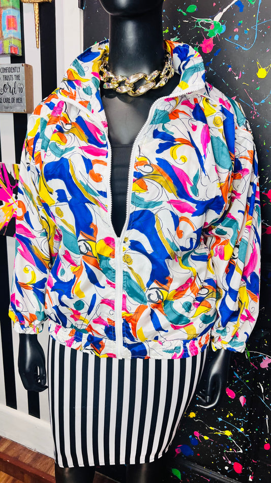 Vintage Abstract Wind Breaker (20)